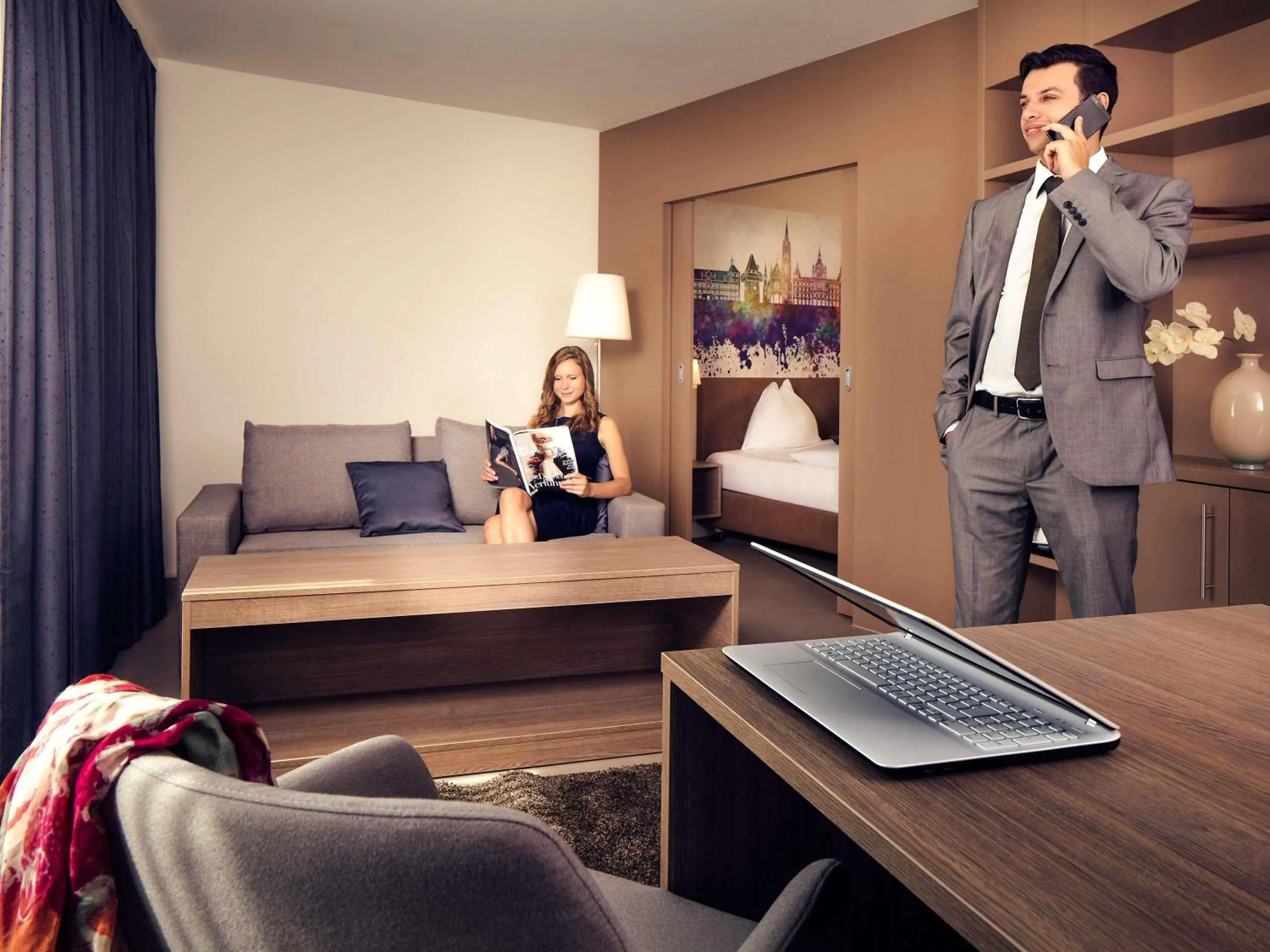 Bedroom in Hotel Mercure Graz City