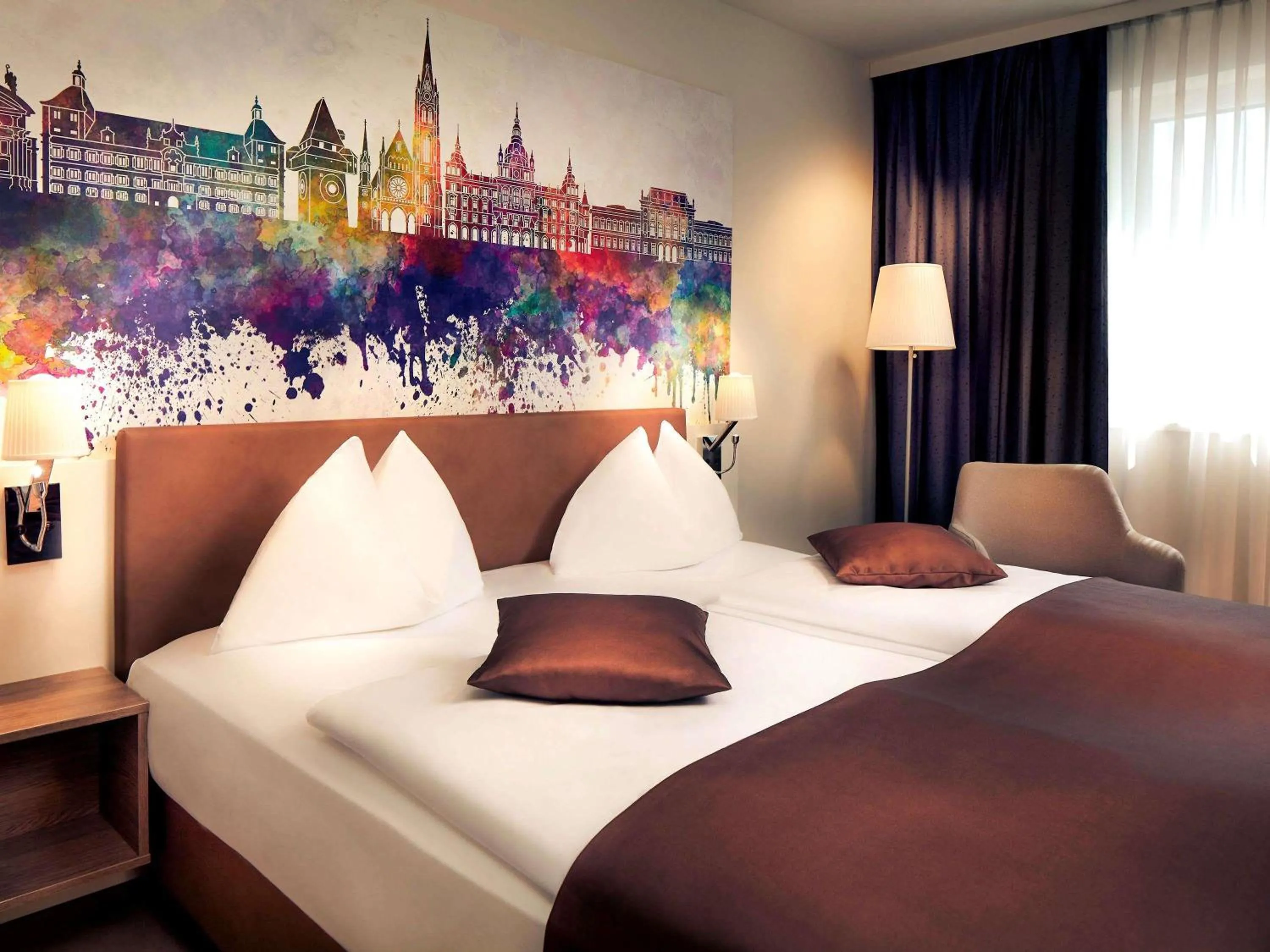 Bedroom, Bed in Hotel Mercure Graz City
