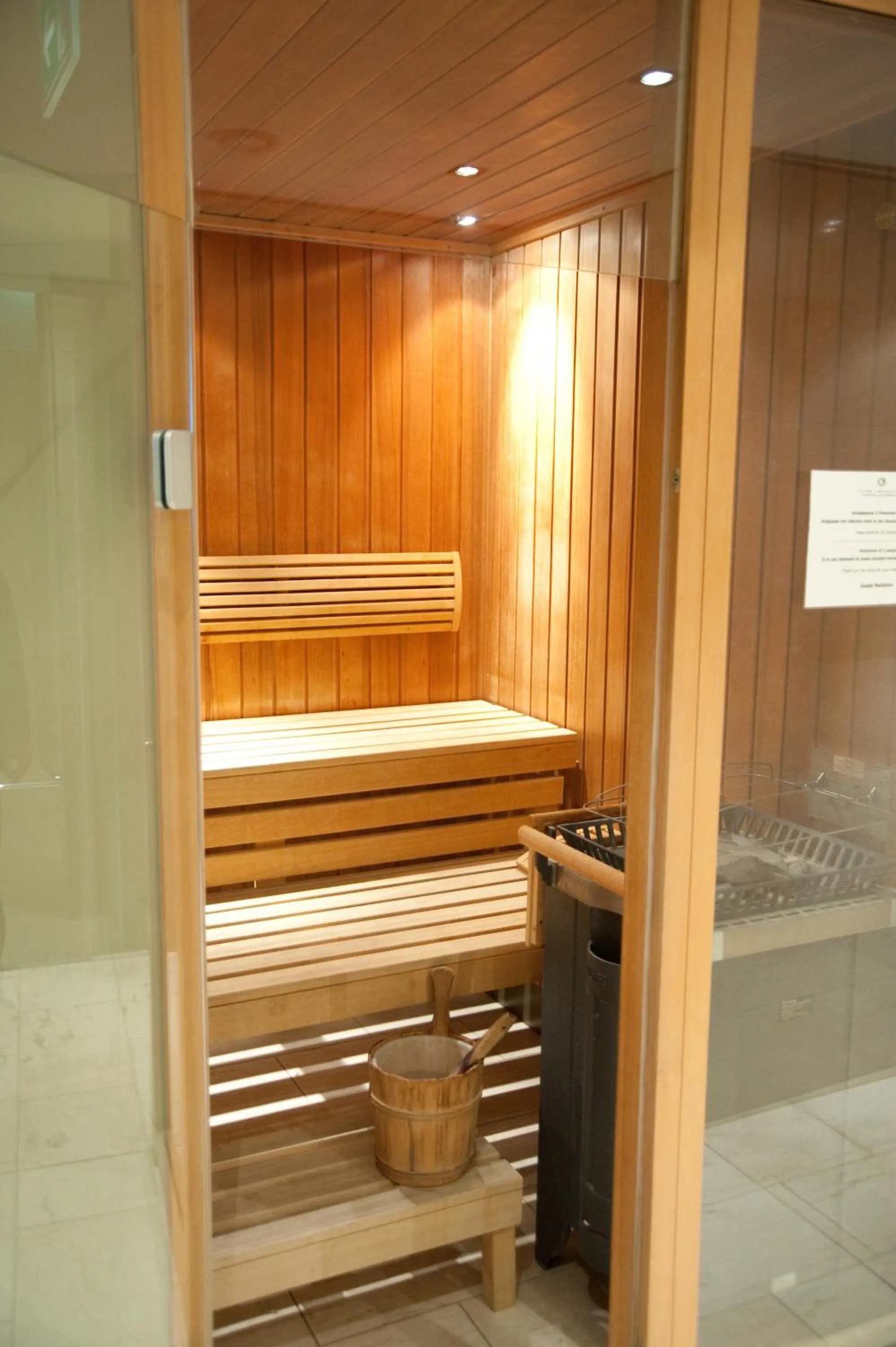Sauna in The Levante Parliament A Design Hotel