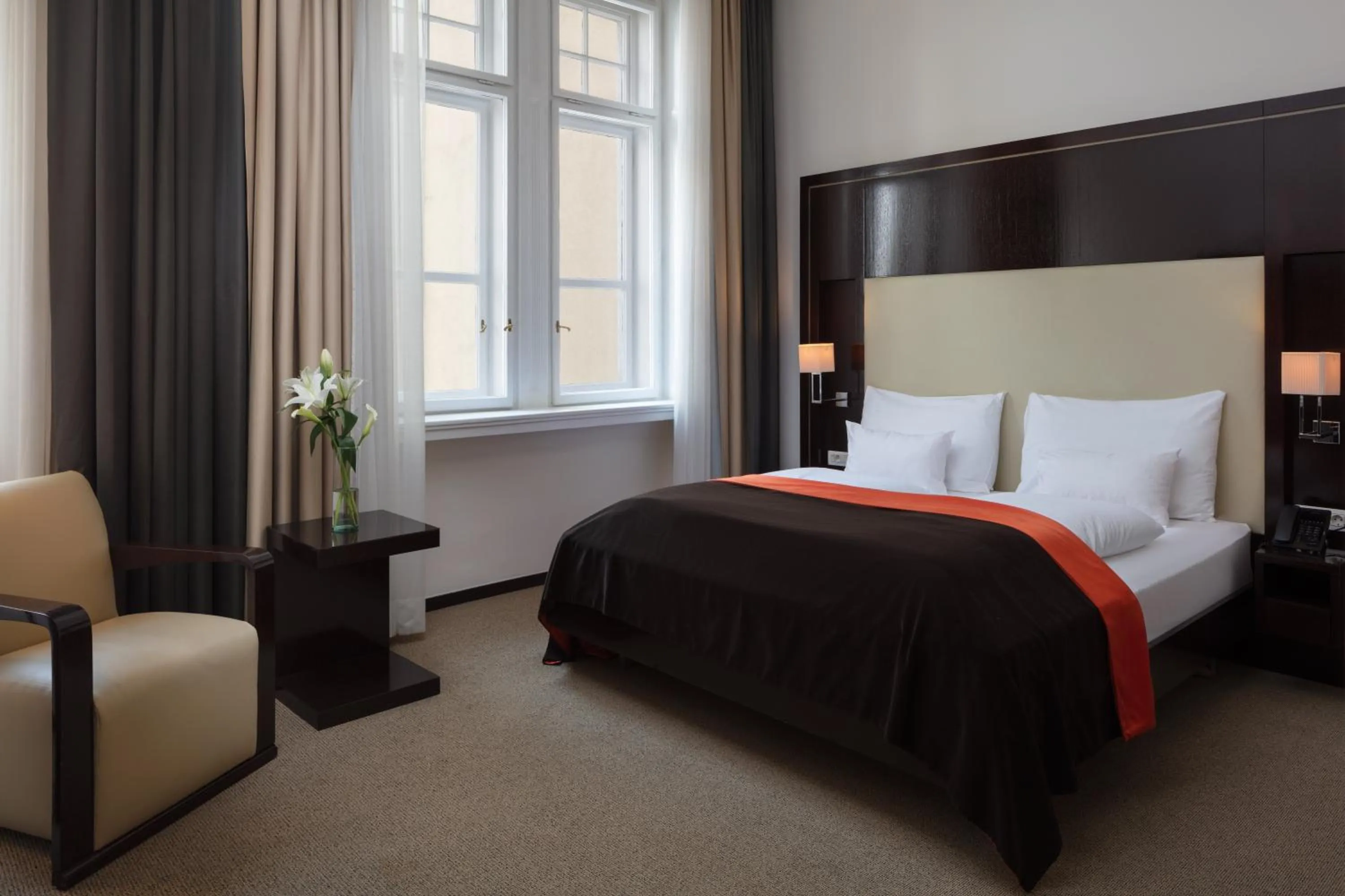 Bed in The Levante Parliament A Design Hotel