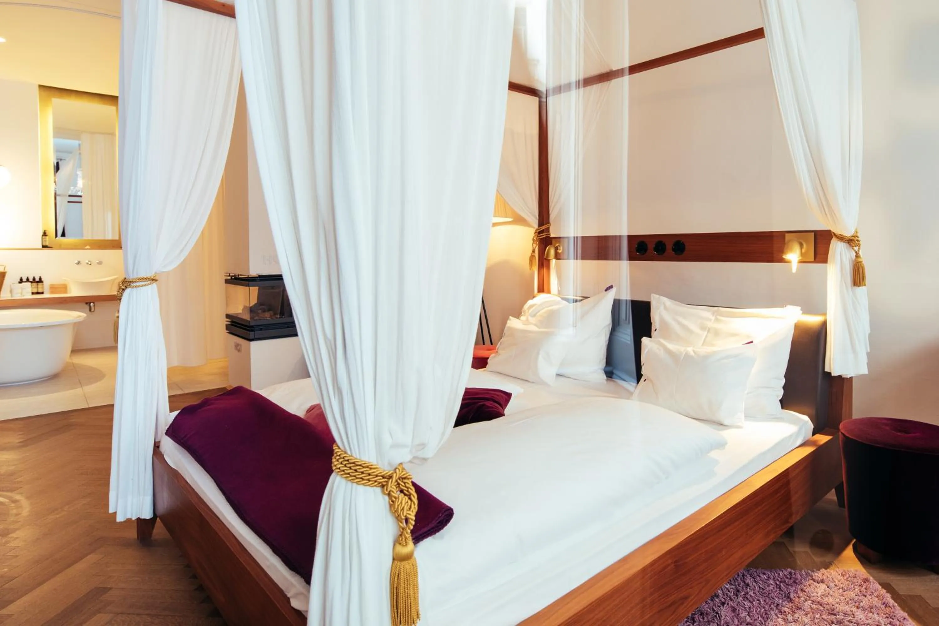 Bed in Buxbaum Beletage Design & Boutique Hotel