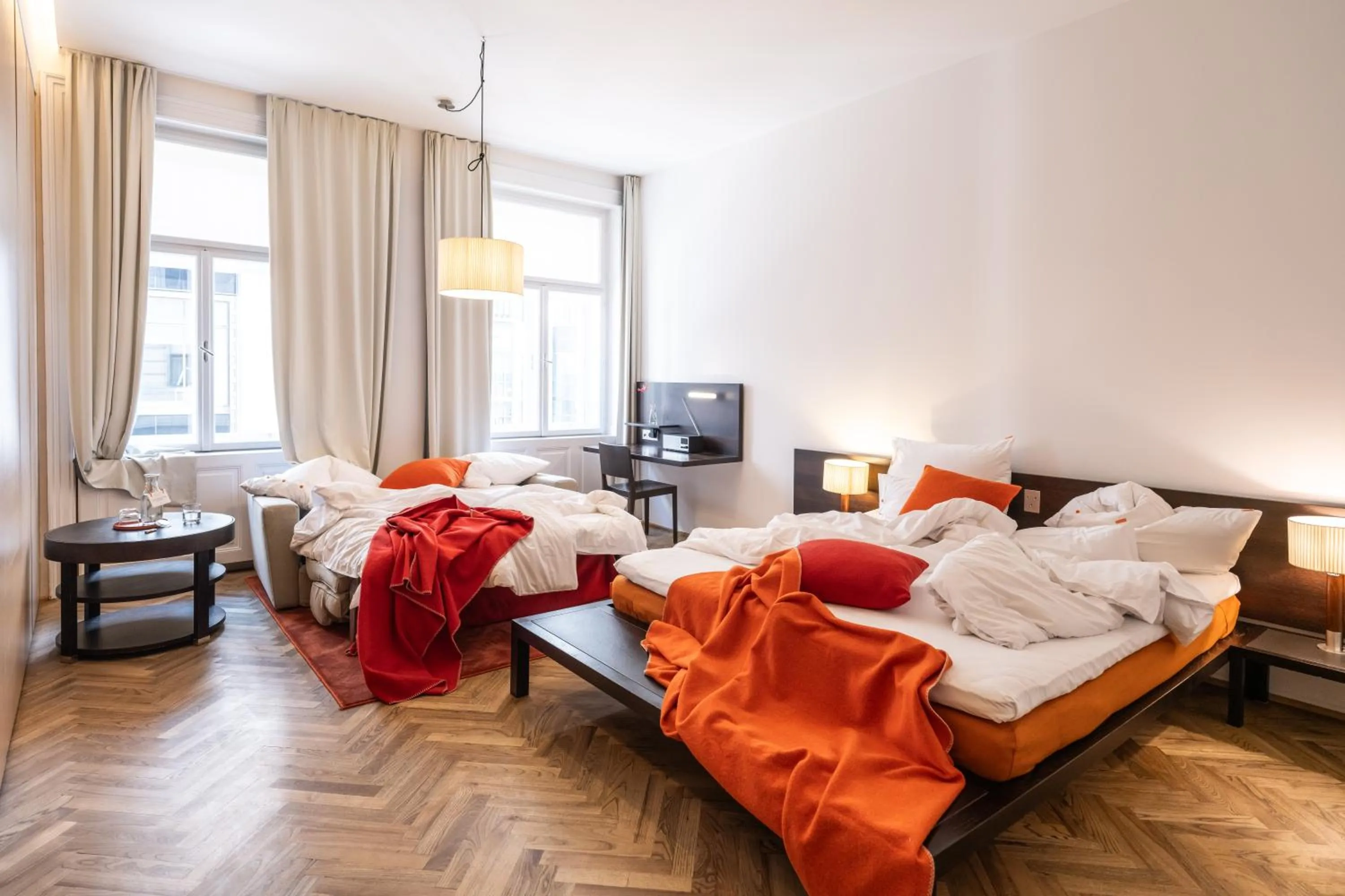 Bed in Buxbaum Beletage Design & Boutique Hotel