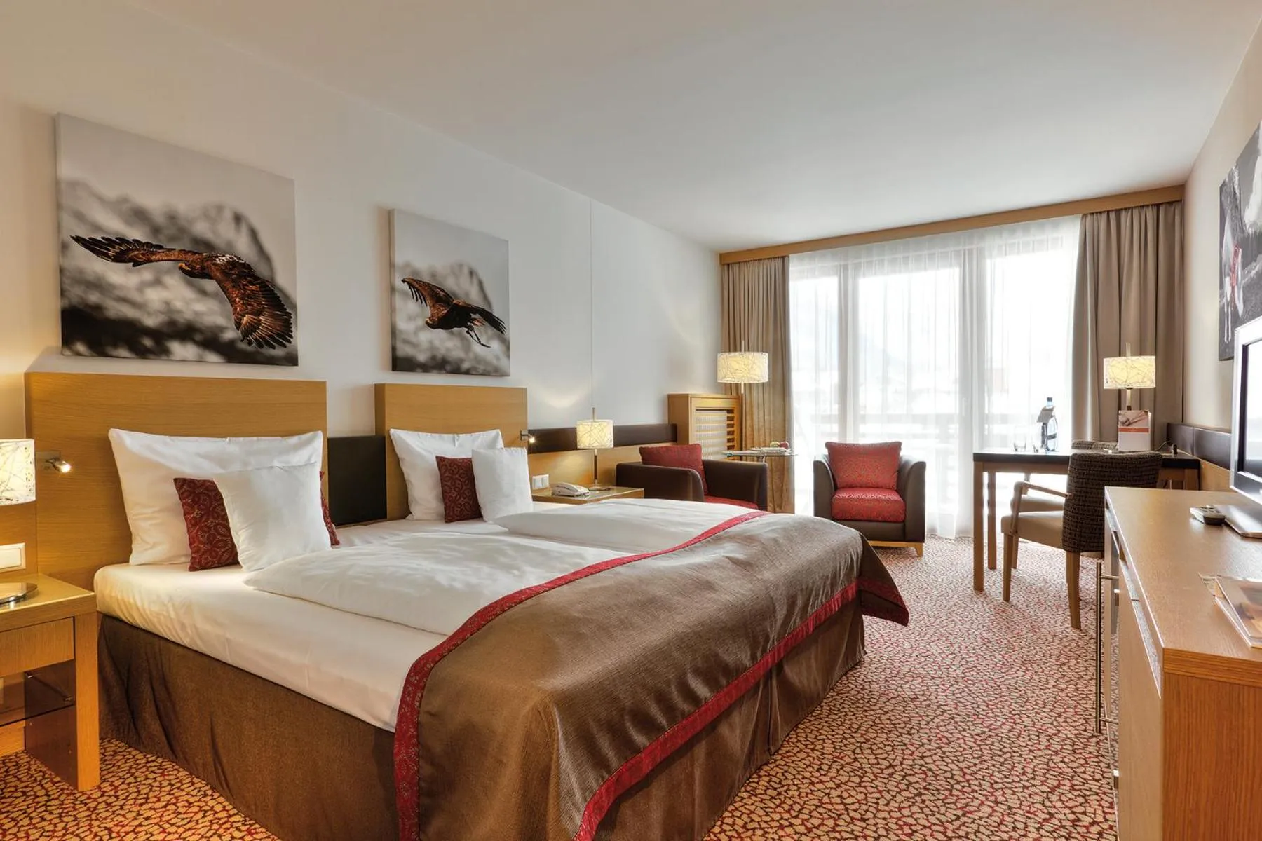 Photo of the whole room, Bed in aja Fürstenhaus am Achensee