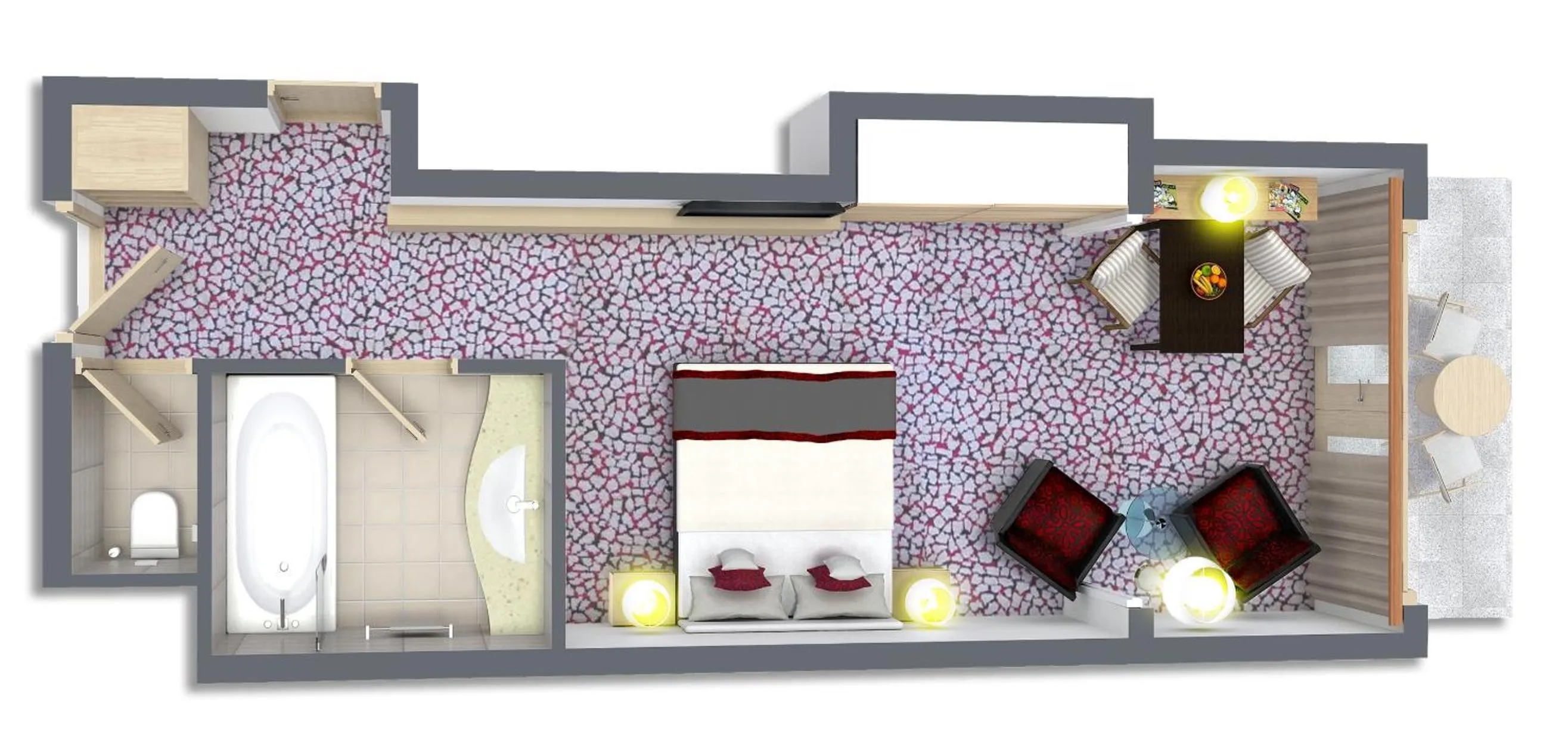 Photo of the whole room in aja Fürstenhaus am Achensee