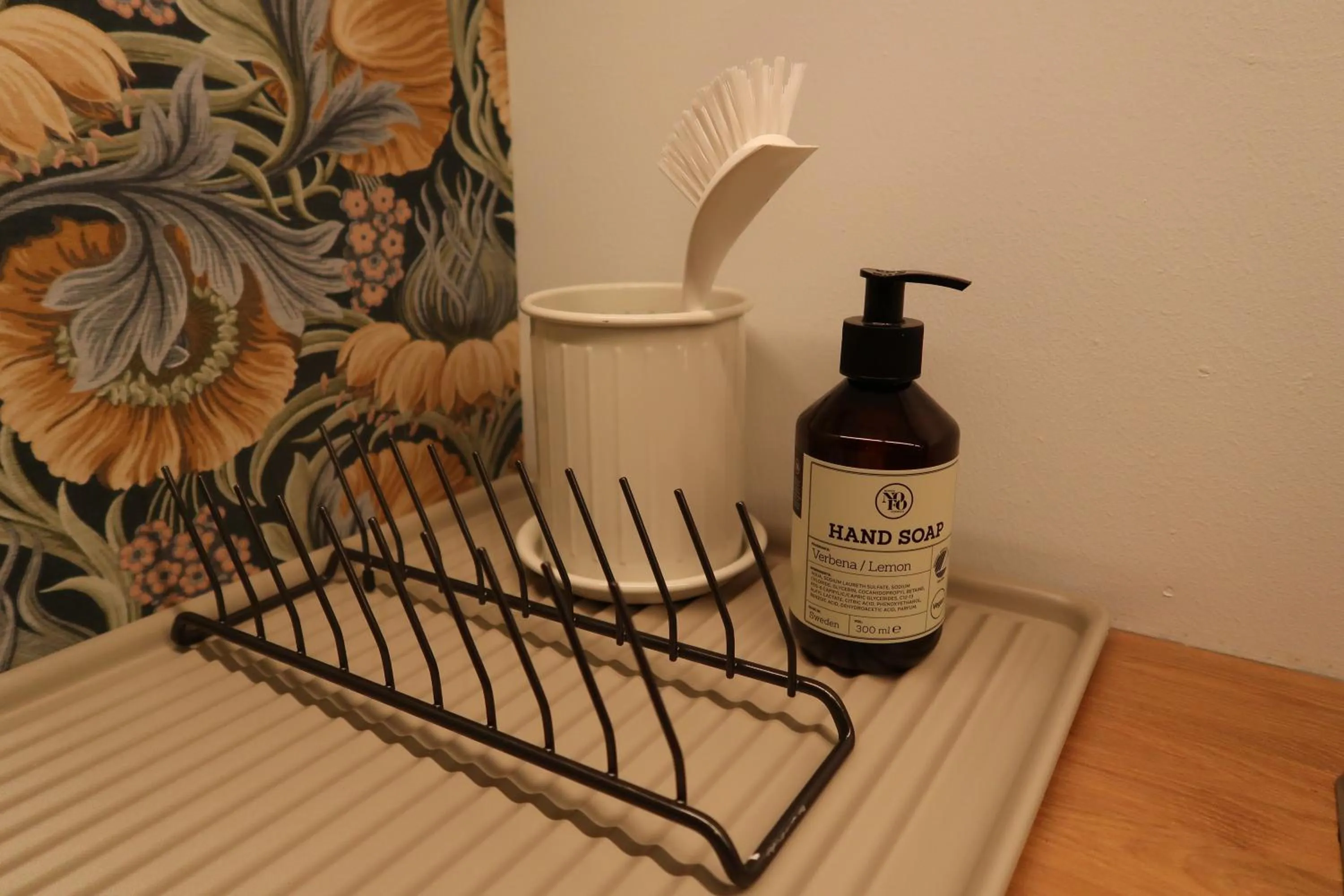 Kitchen or kitchenette in Hammarstrand B&B och lägenhet