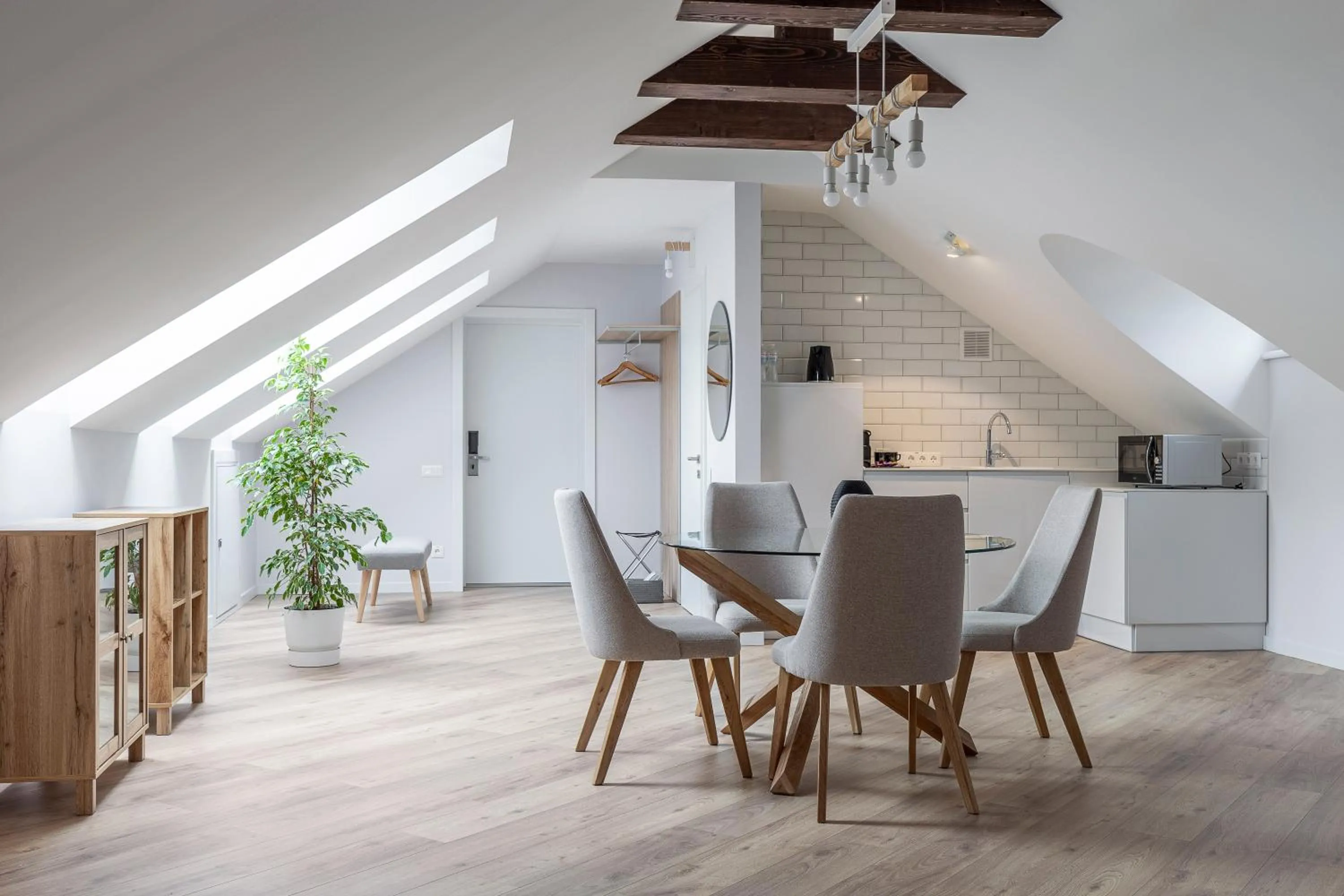 Living room in KONTRAKT Boutique Hotel