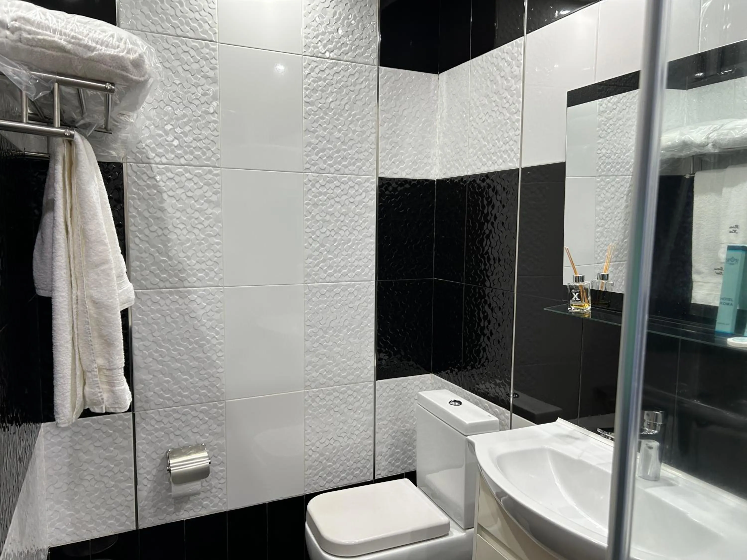 Shower in Hotel Roma & Tours