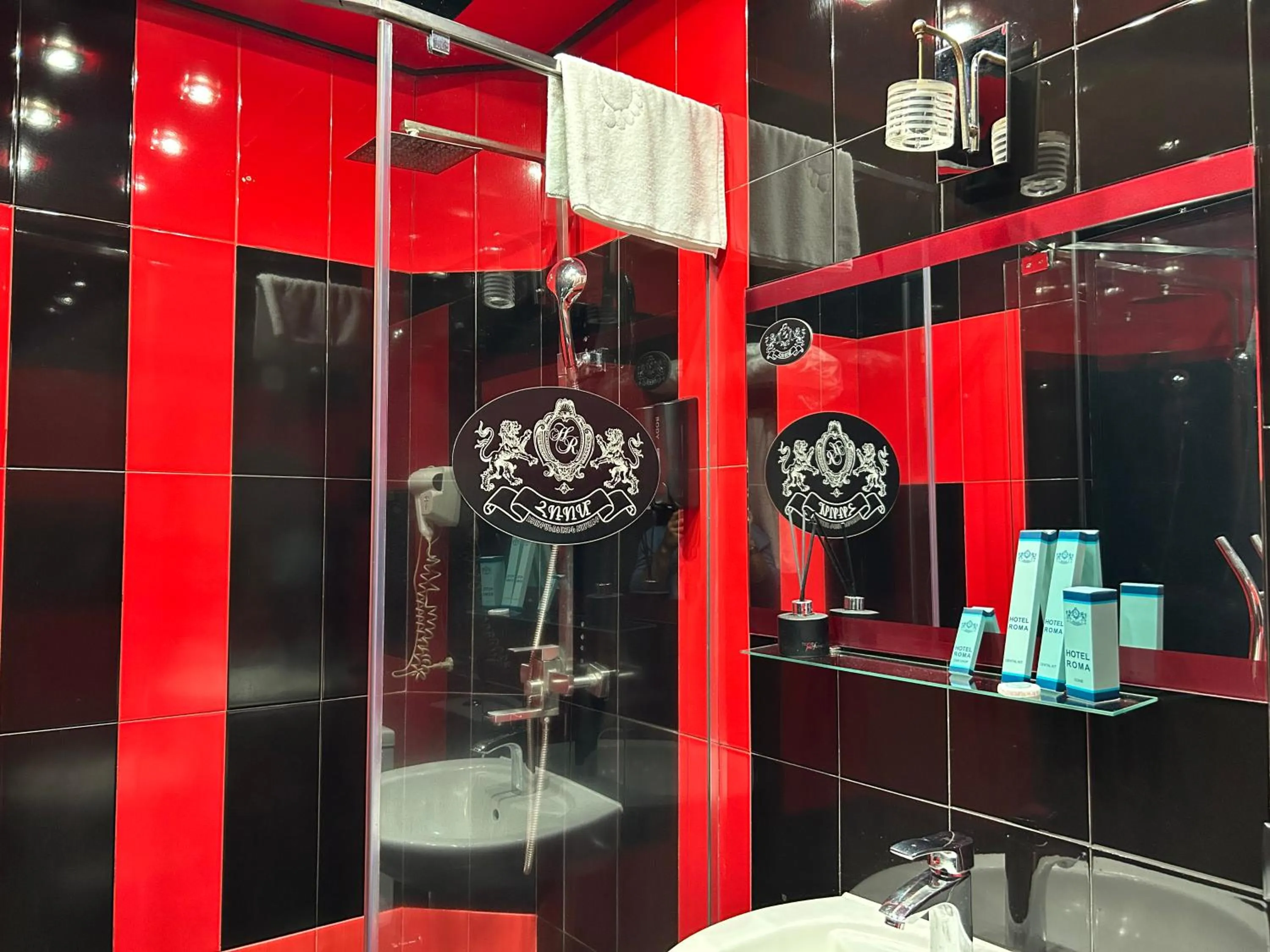 Shower in Hotel Roma & Tours