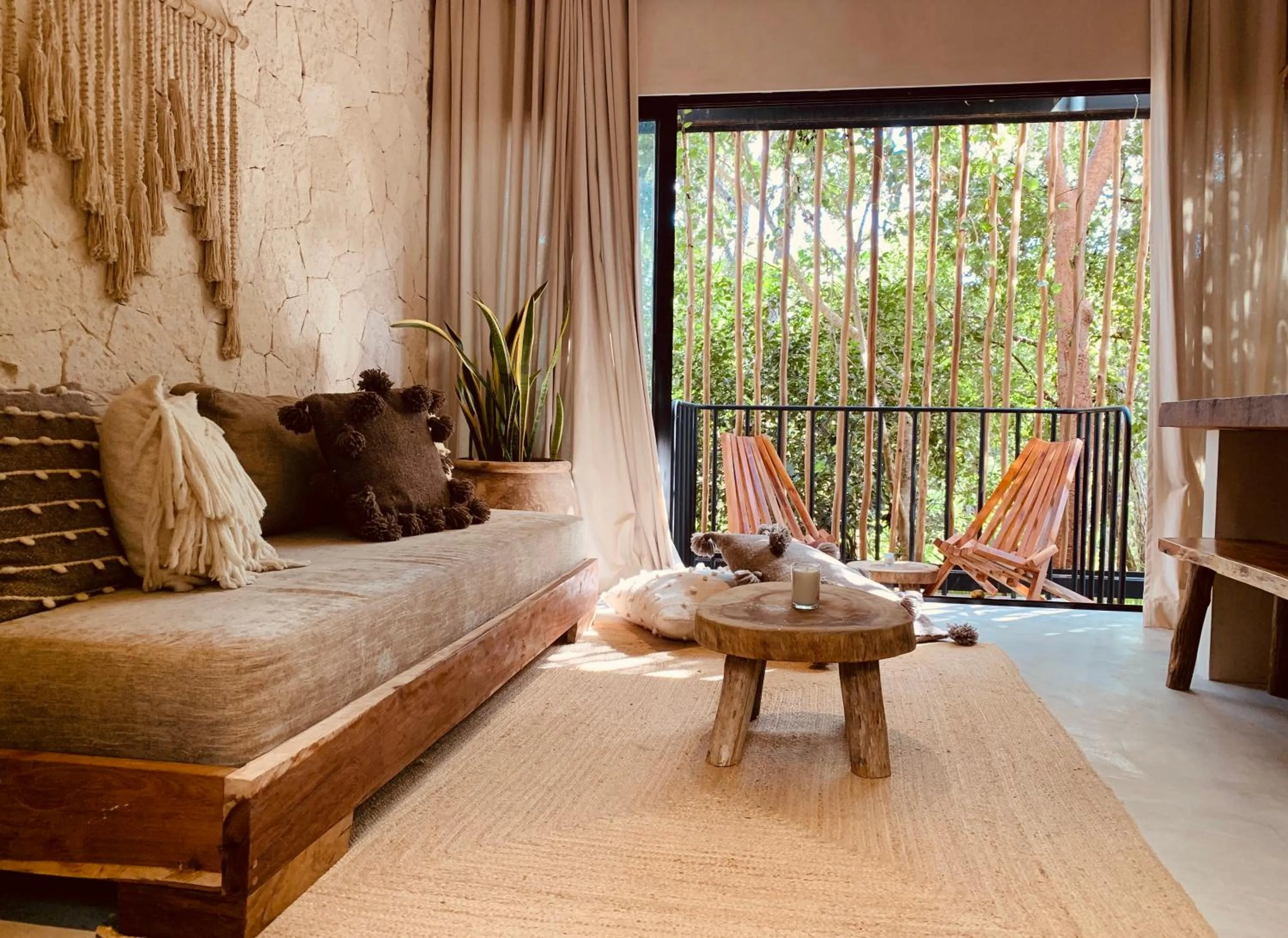 Balcony/Terrace in Vida Jungle Boho Apart 9 with special fee to access Hotel Bardo