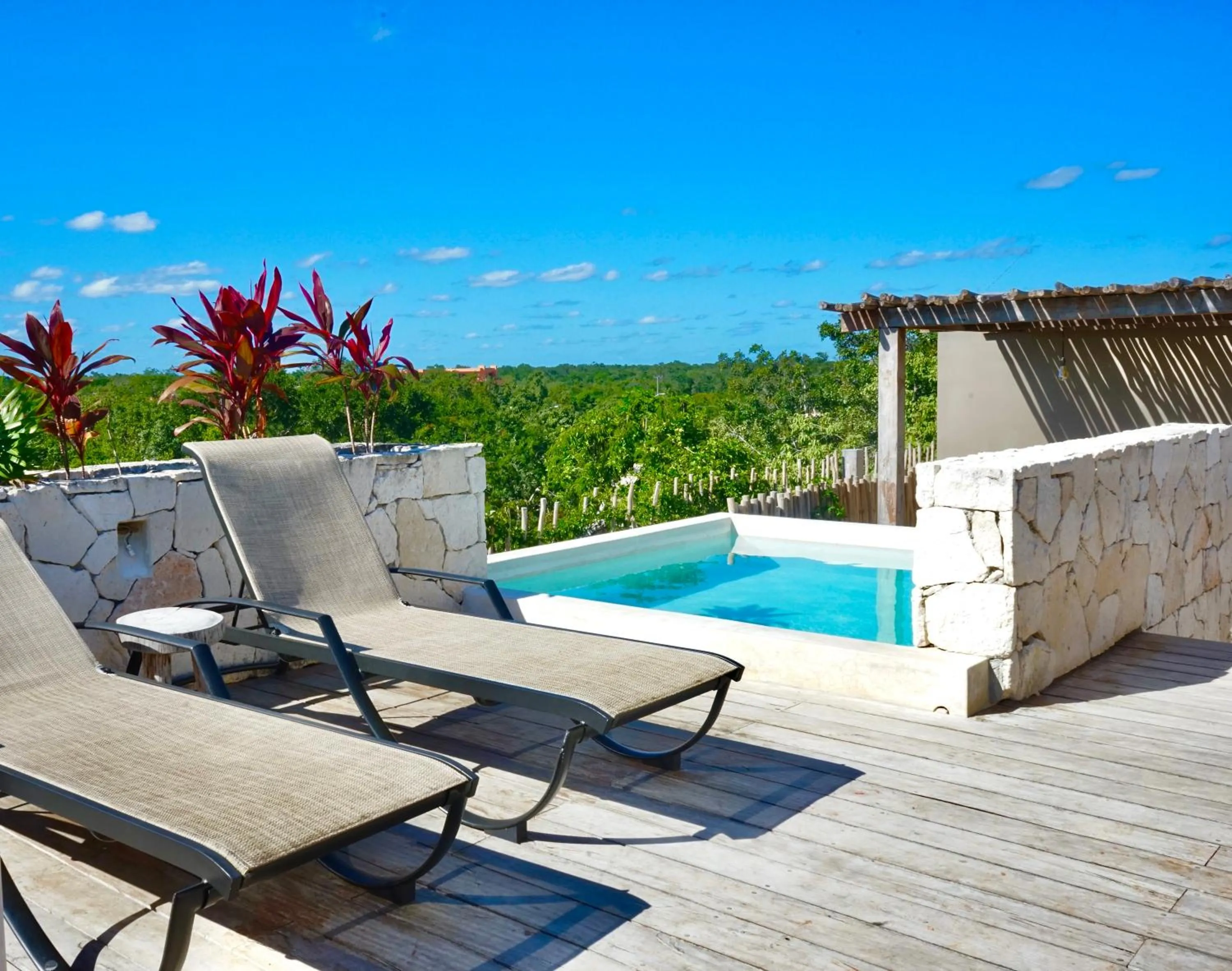 Balcony/Terrace in Vida Jungle Boho Apart 14 with special fee to access Hotel Bardo