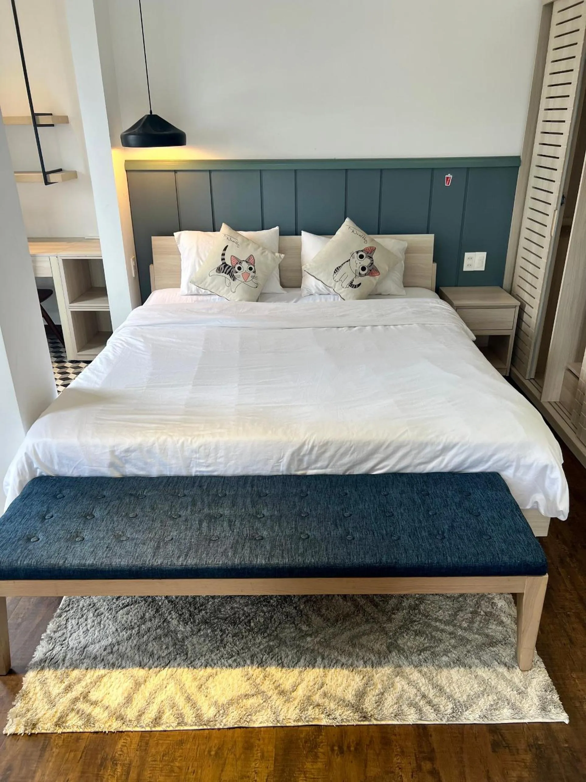 Bed in The Scent Boutique Dalat Hotel