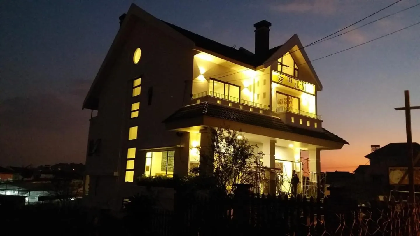 Property building in The Scent Boutique Dalat Hotel