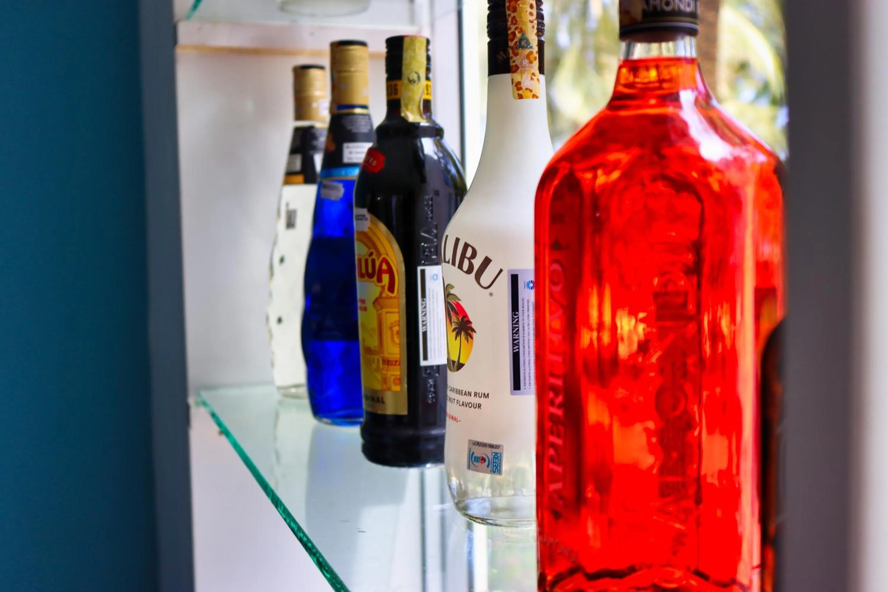 Alcoholic drinks in Searenity Beach Villa