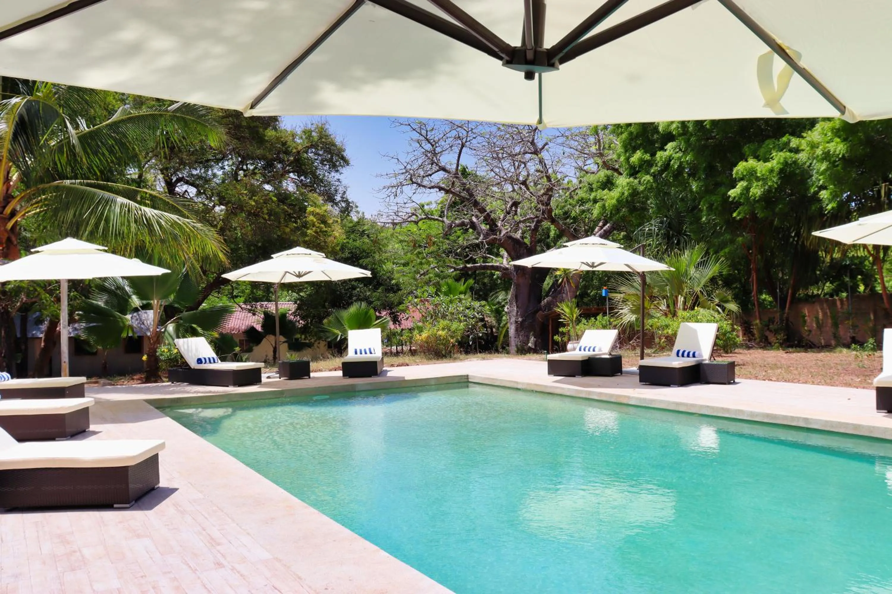 Swimming pool in Searenity Beach Villa