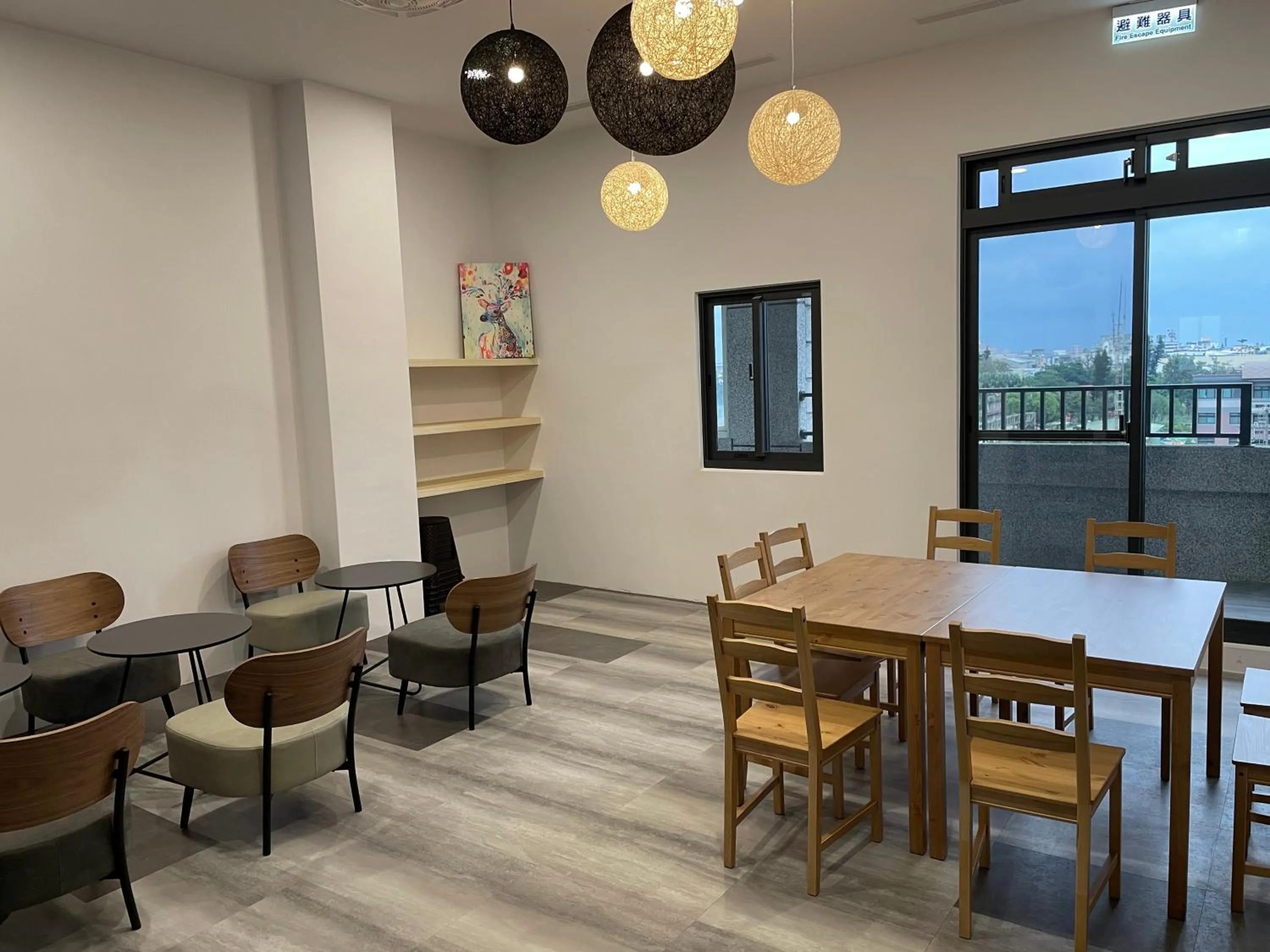 Dining area in One Night Hostel