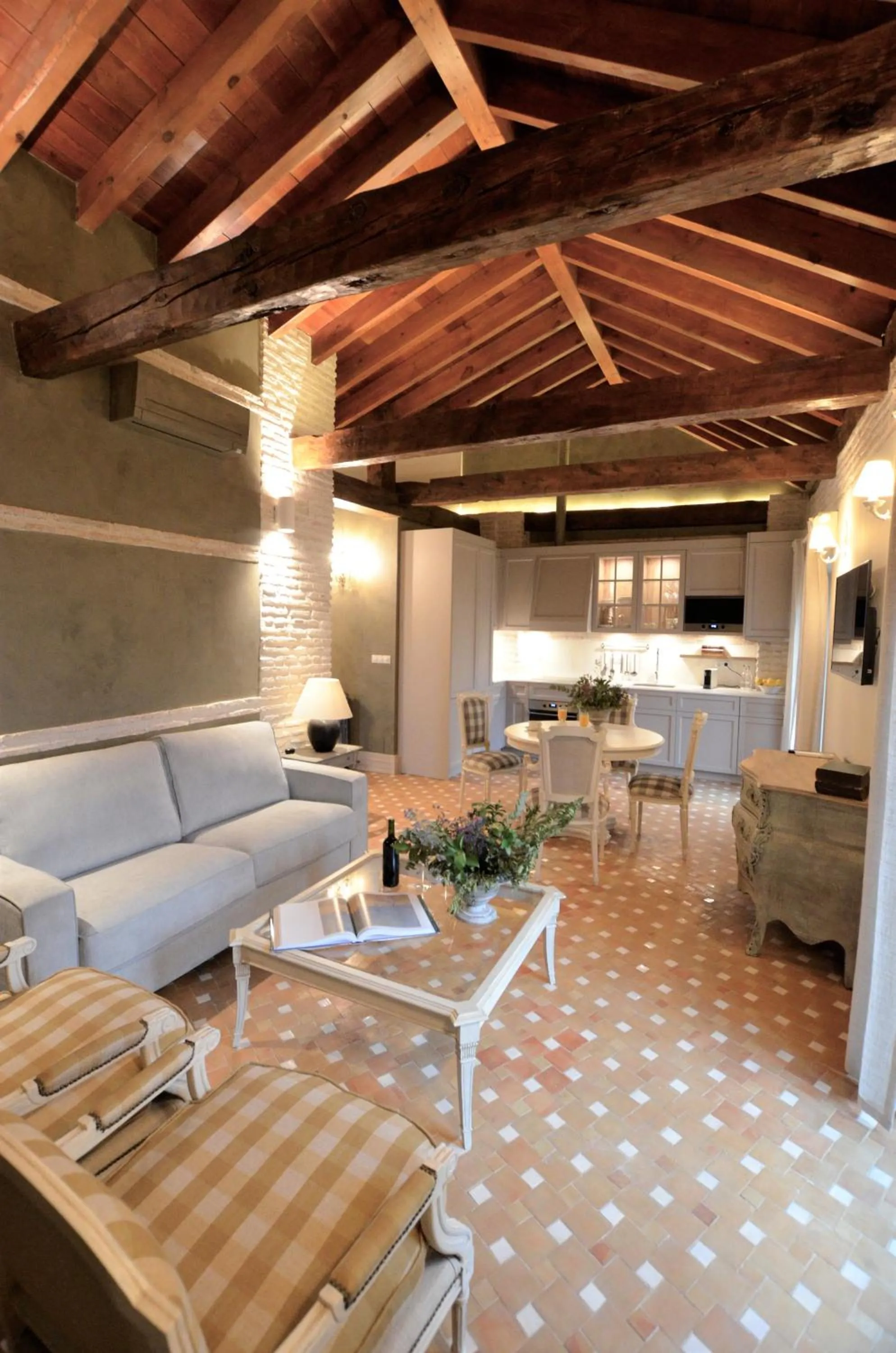 Living room in La Corrala del Realejo