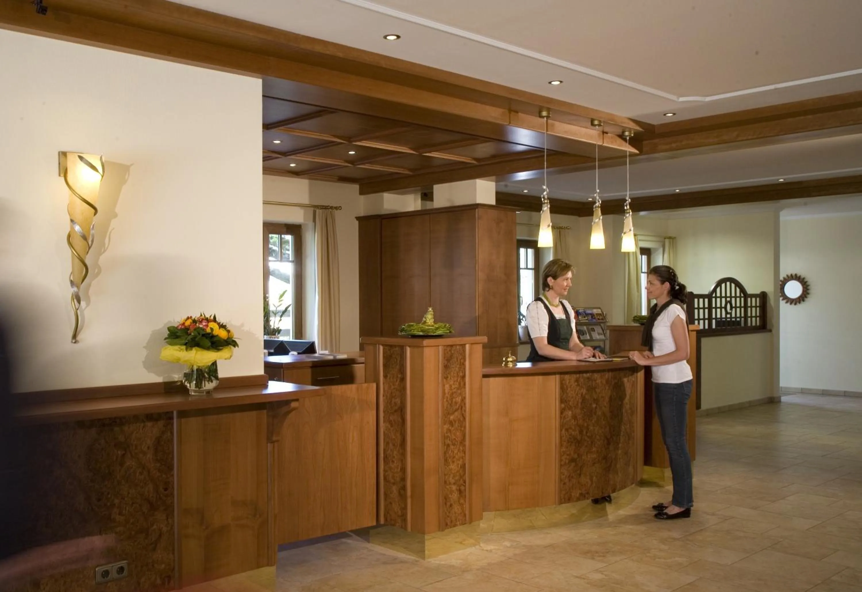 Lobby or reception in Garten - Hotel Sallerhof