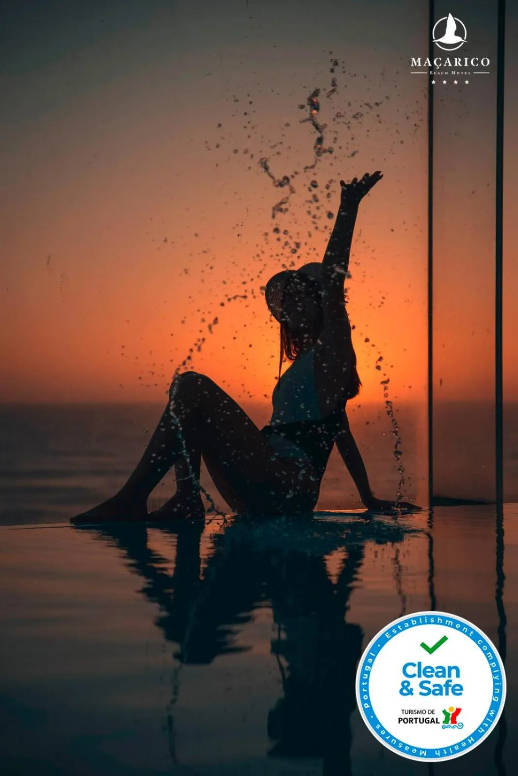 Pool view in Macarico Beach Hotel