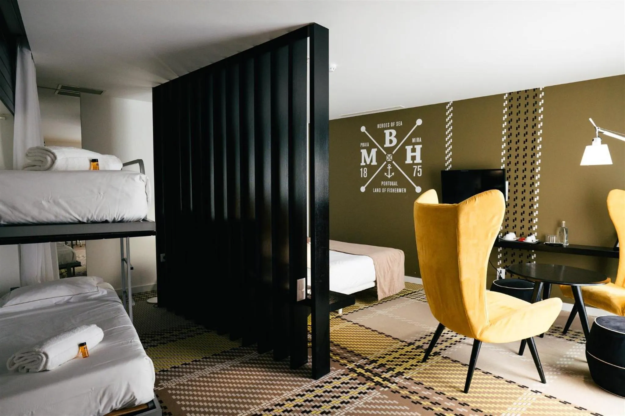 Bed in Macarico Beach Hotel