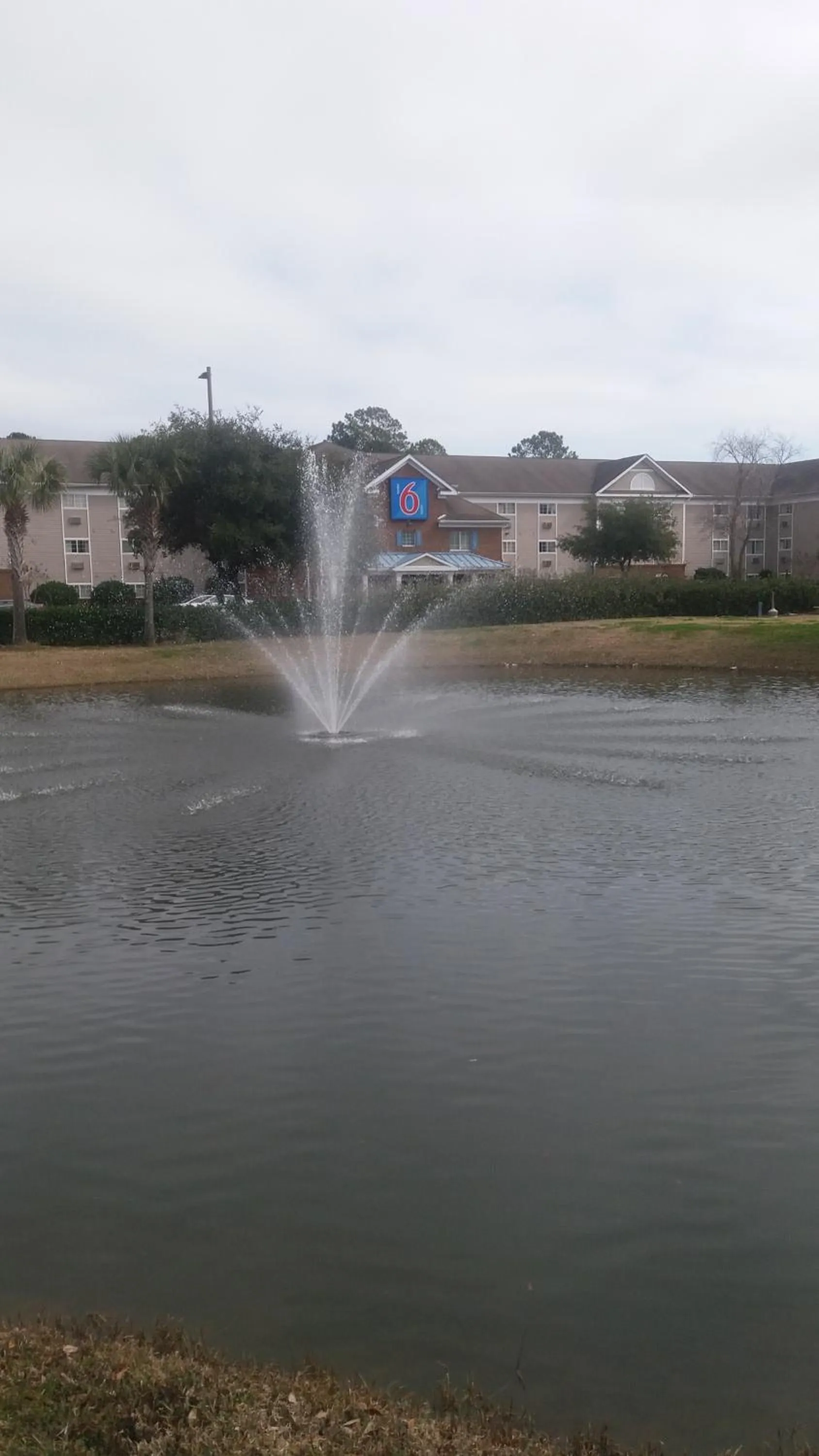 Lake view in Motel 6 Myrtle Beach