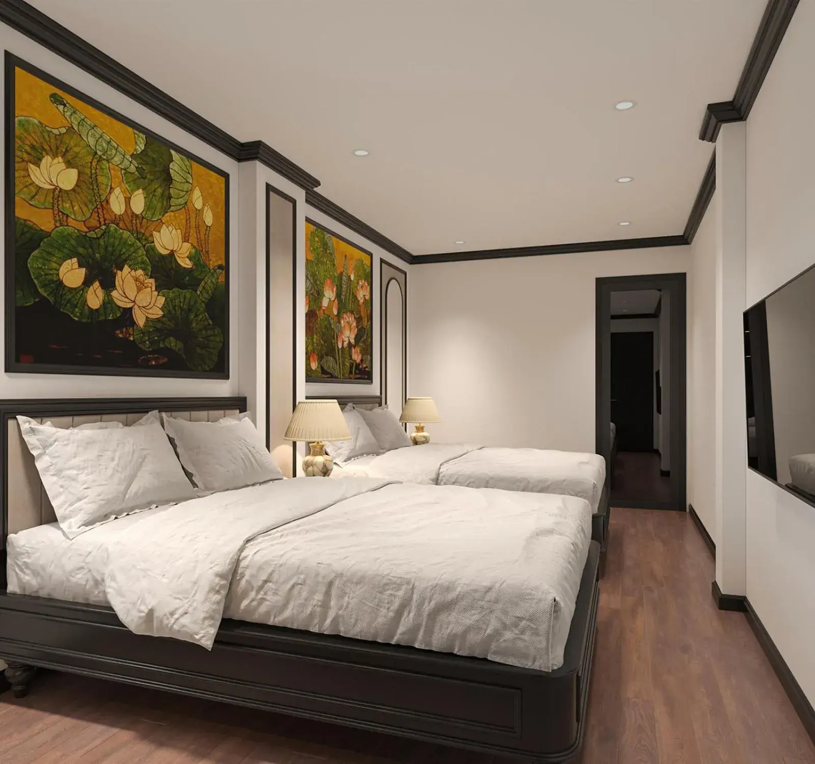 Deluxe Triple Room in Charming Moon Hotel Deluxe Triple Room in Charming Moon Hotel