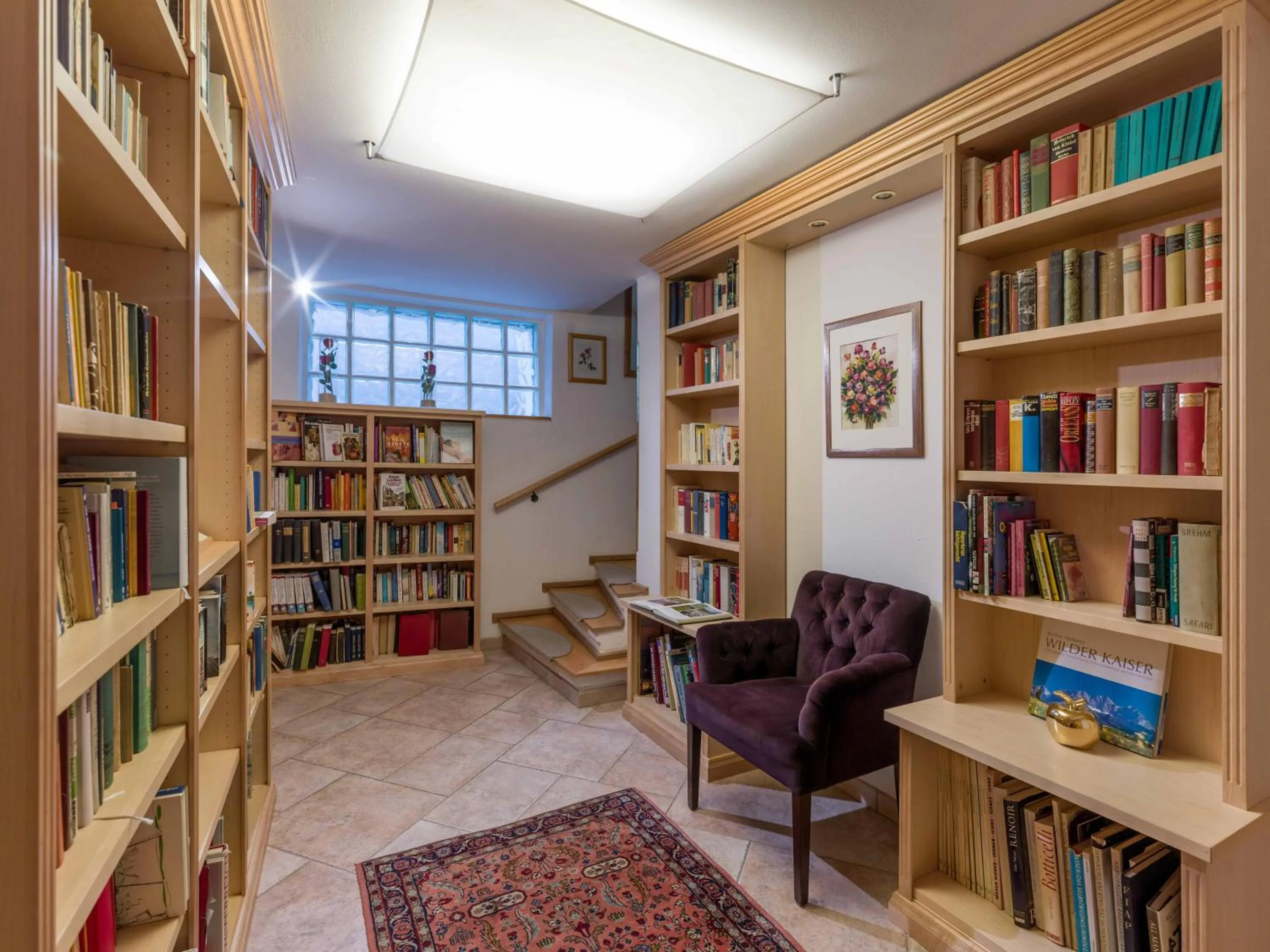 Library in Gartenhotel Rosenhof bei Kitzbühel
