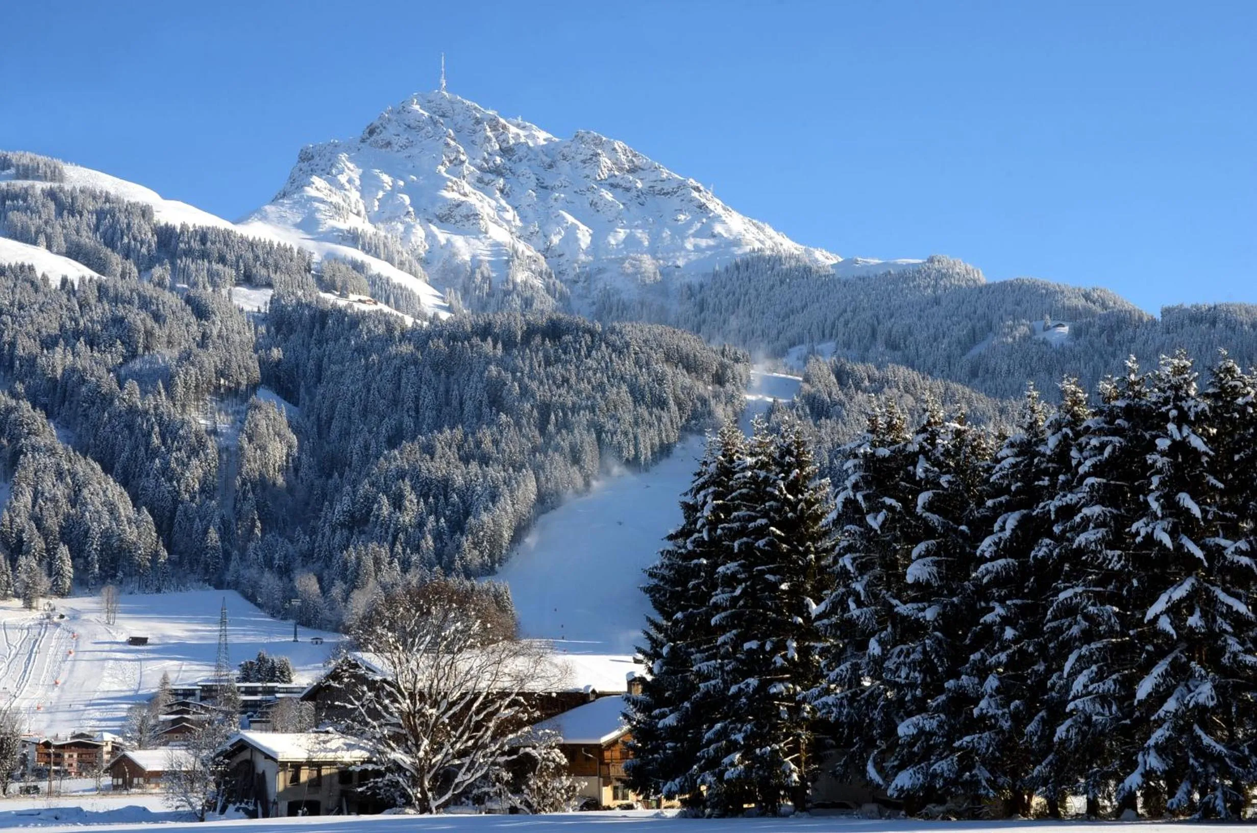 Natural landscape in Gartenhotel Rosenhof bei Kitzbühel