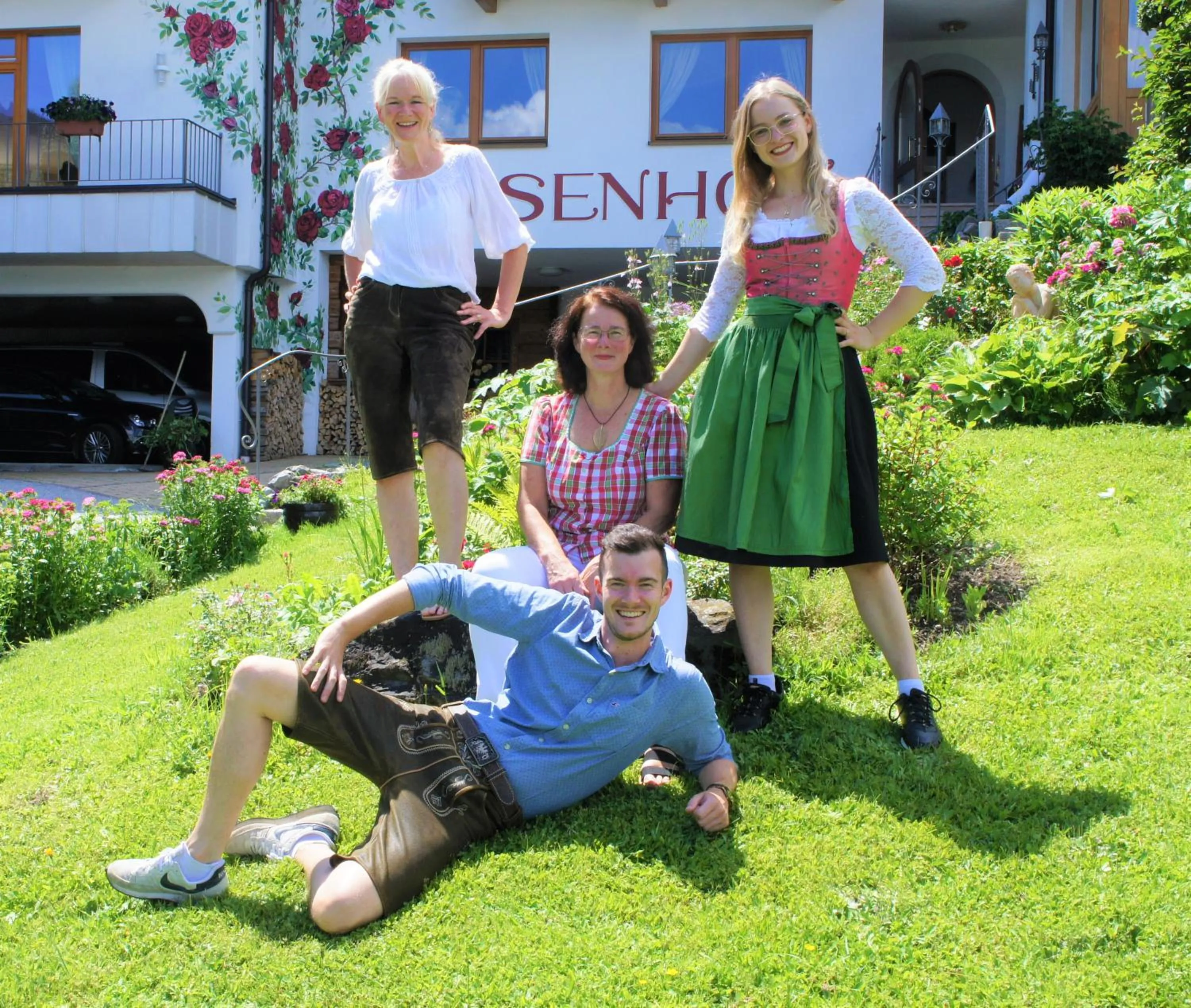 Family in Gartenhotel Rosenhof bei Kitzbühel