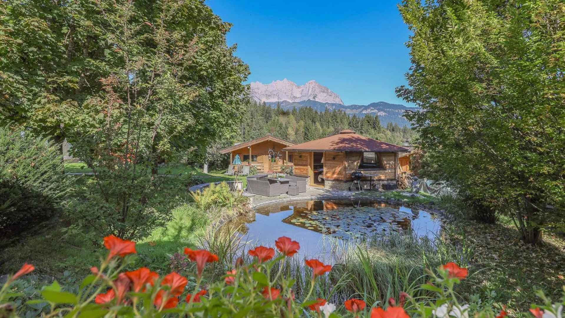 View (from property/room) in Gartenhotel Rosenhof bei Kitzbühel