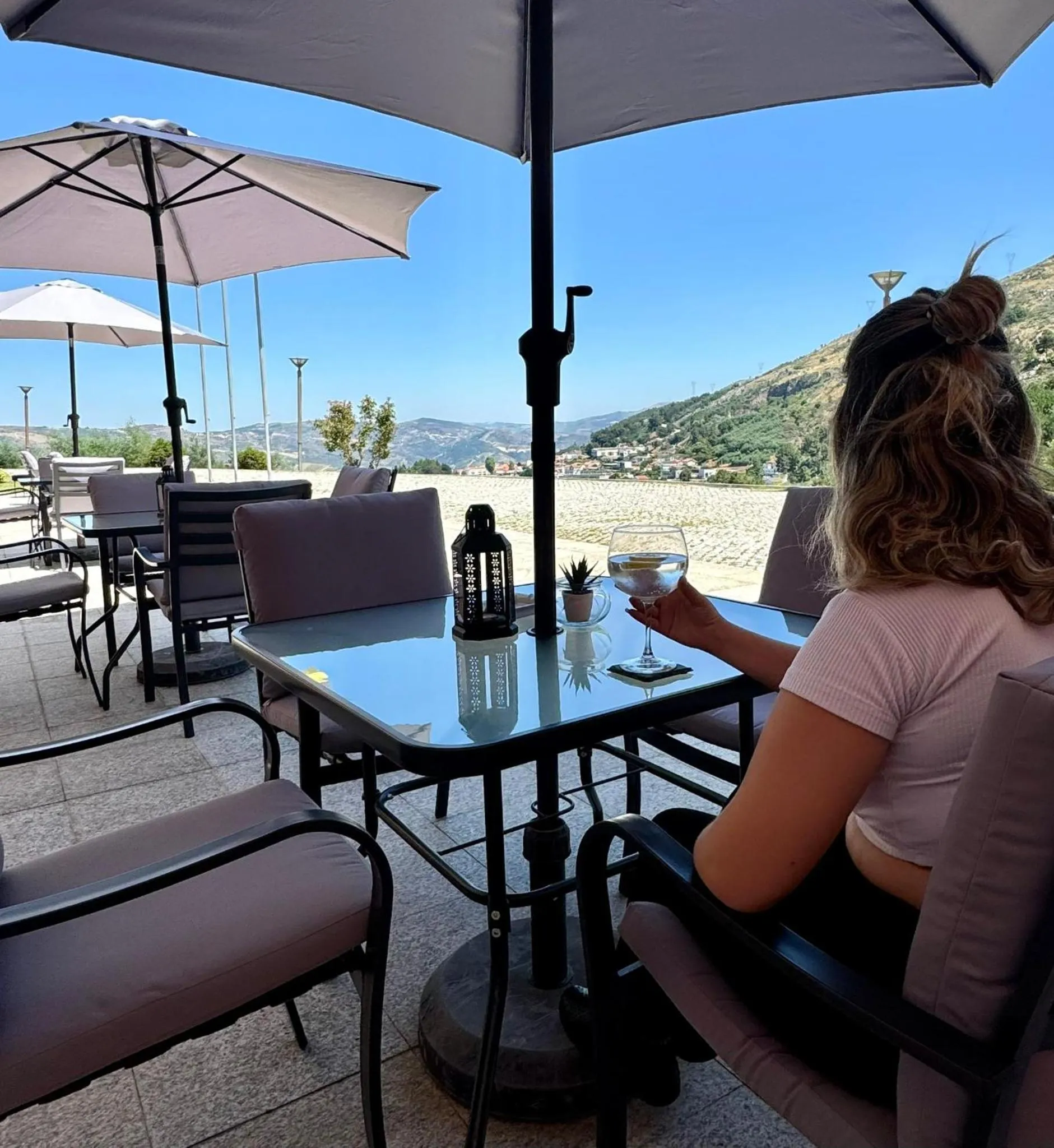 Patio in Plácido Hotel Douro - Tabuaço