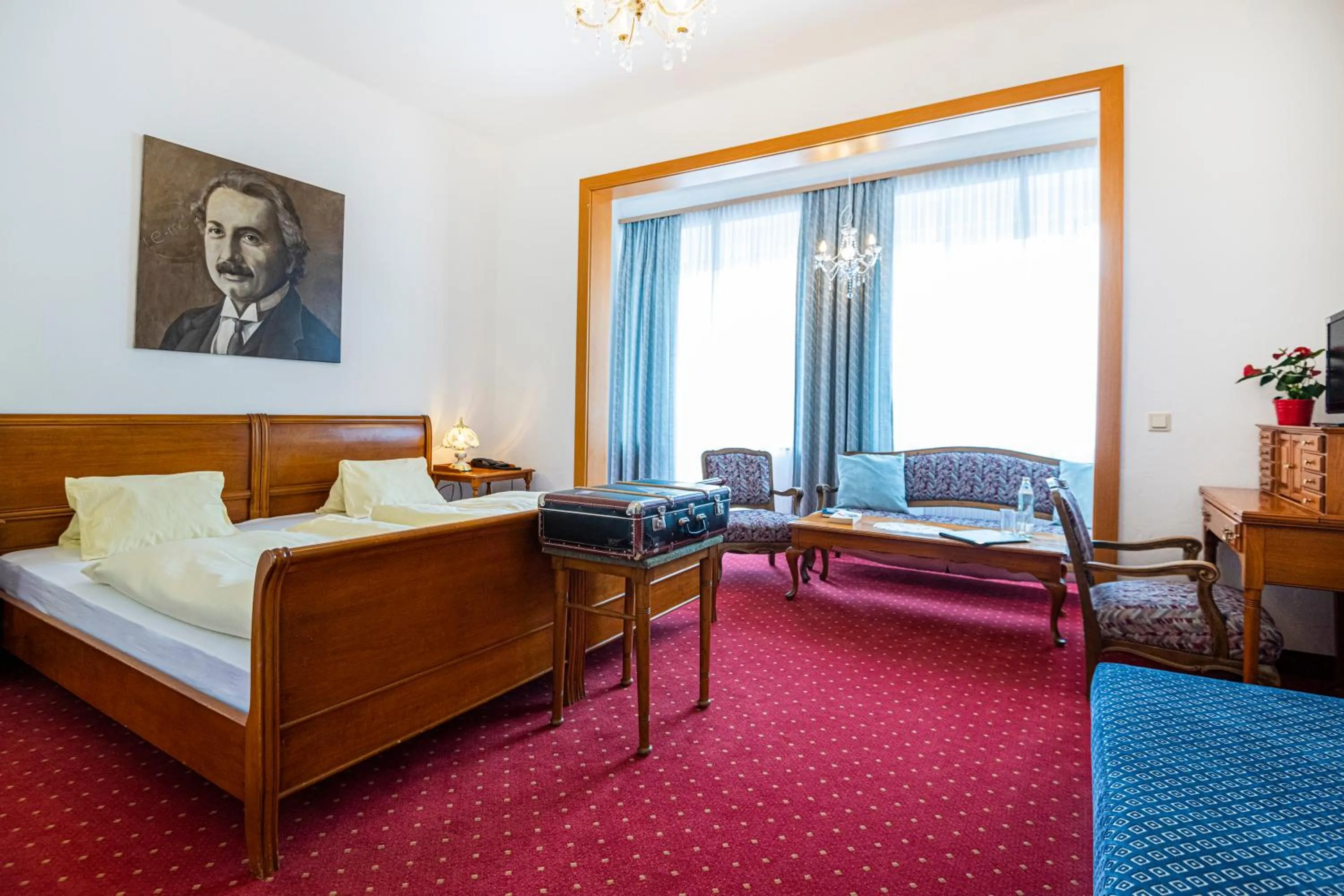 Bed in Kurhotel & Hotel Mozart