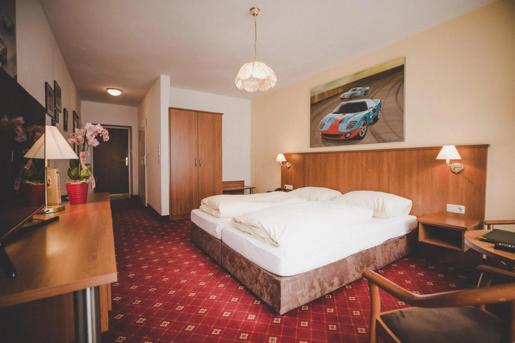 Bed in Kurhotel & Hotel Mozart