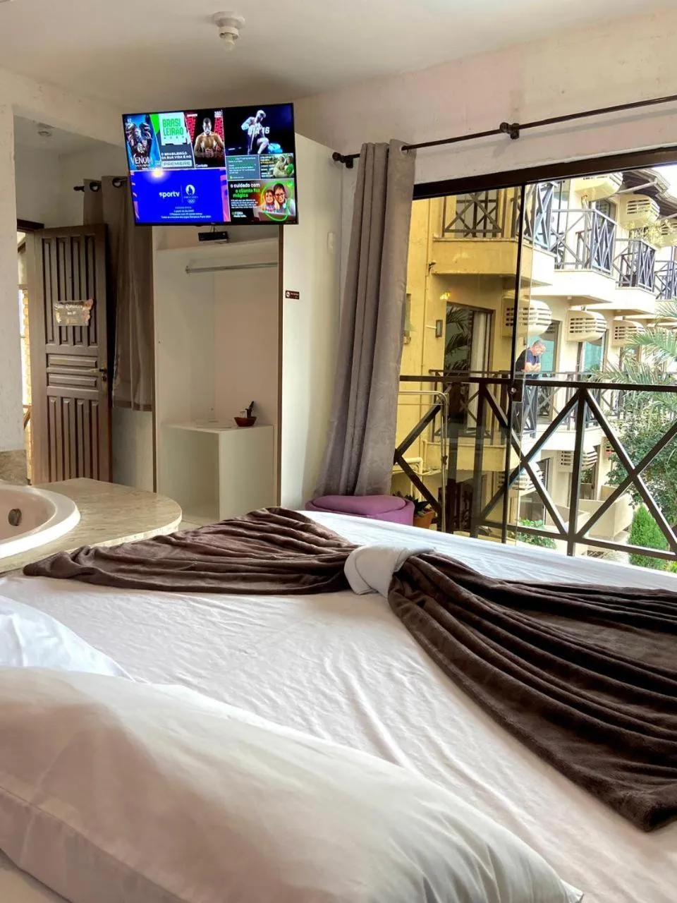 Property building, Bed in Pousada Recanto do Aconchego