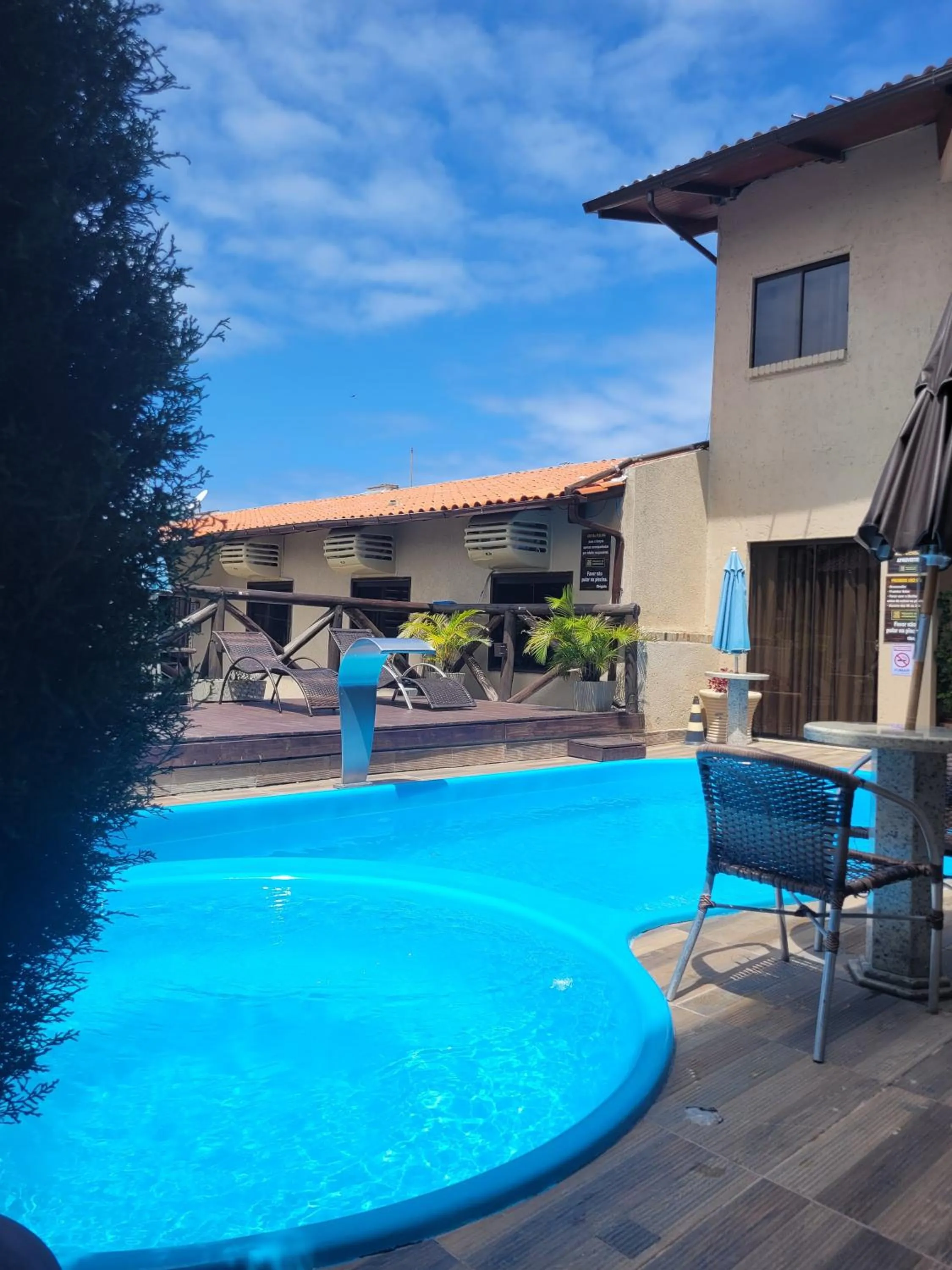 Swimming pool in Pousada Recanto do Aconchego