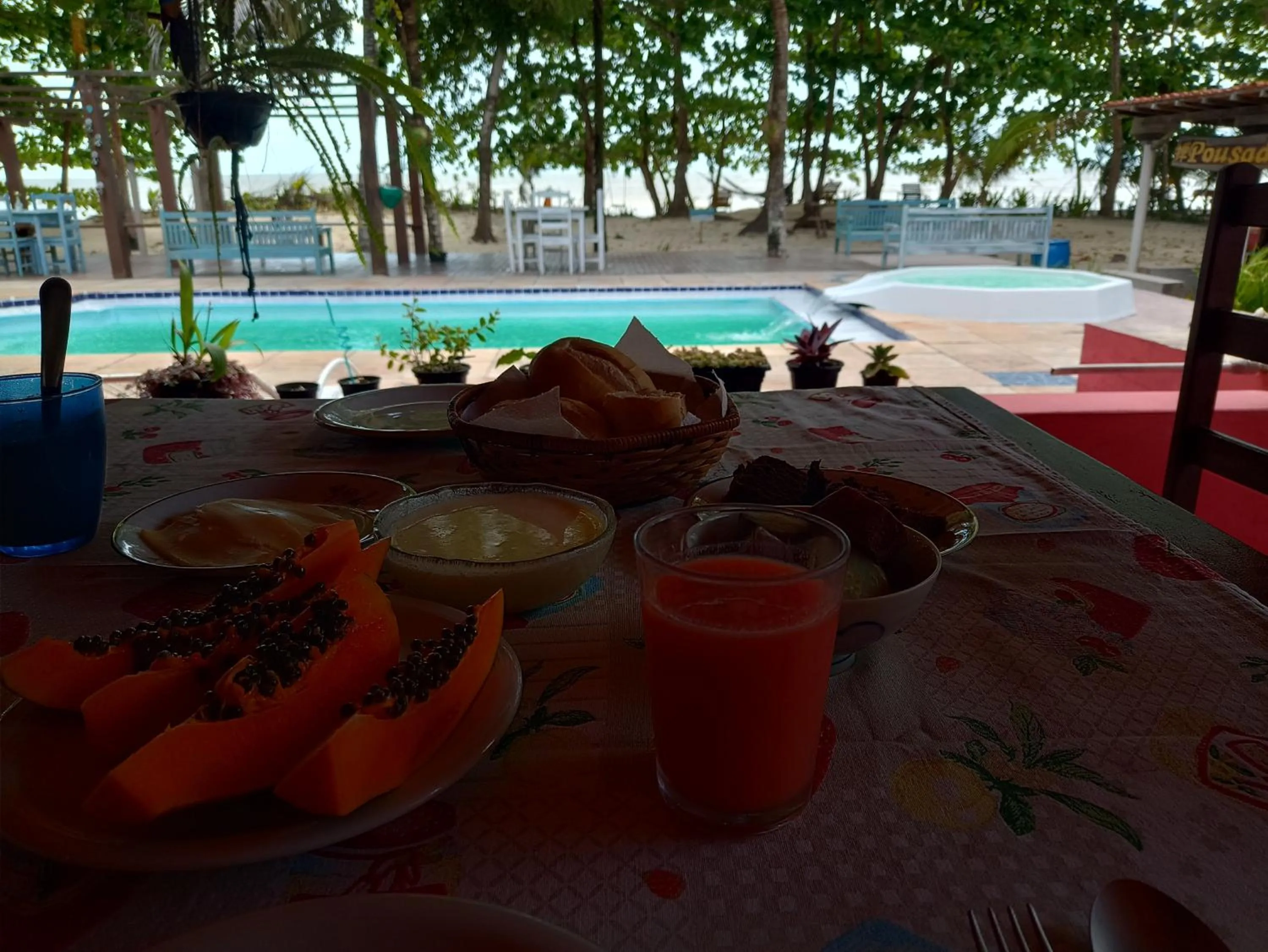 Breakfast in Pousada ZEN Cumuruxatiba