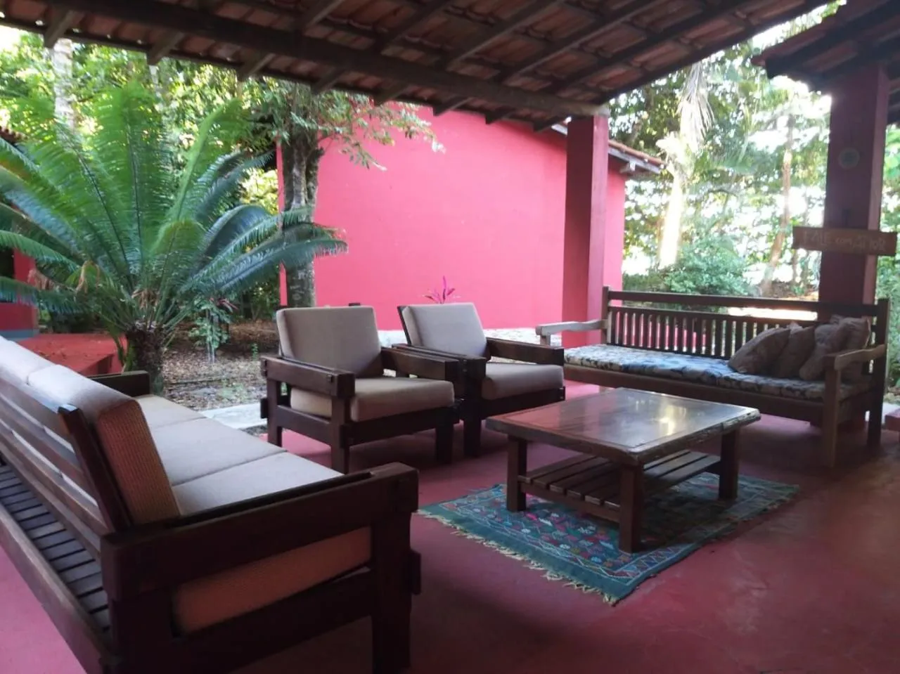 Patio in Pousada ZEN Cumuruxatiba