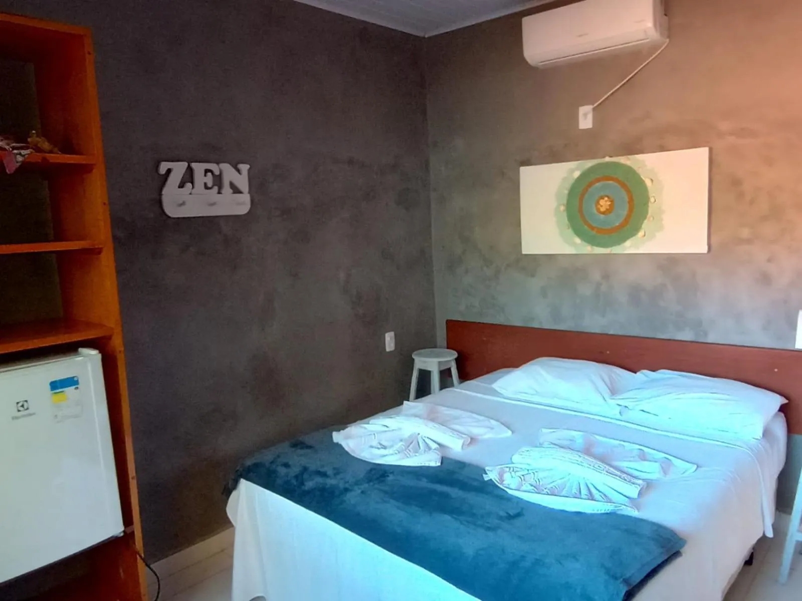 Bed in Pousada ZEN Cumuruxatiba