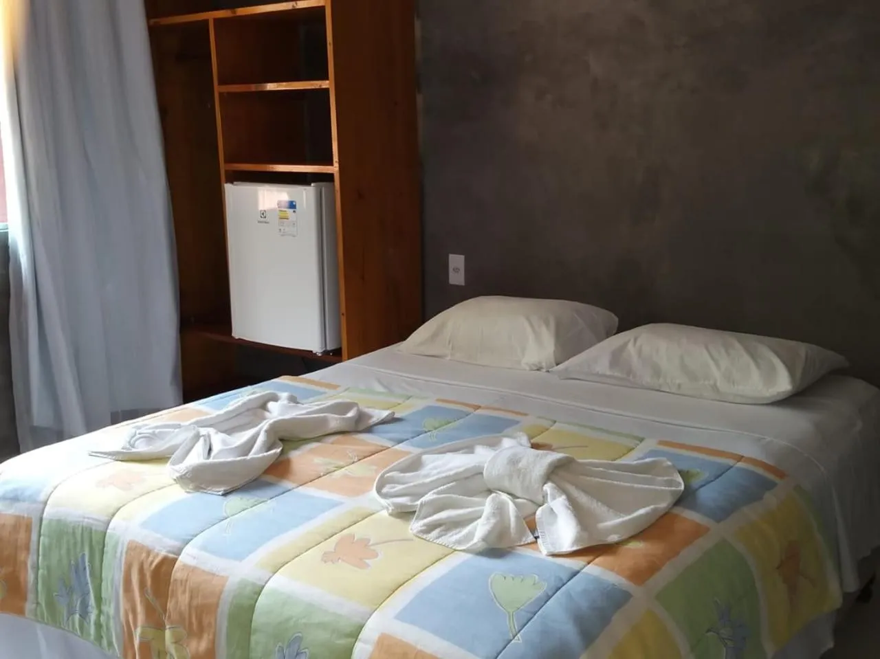 Bed in Pousada ZEN Cumuruxatiba