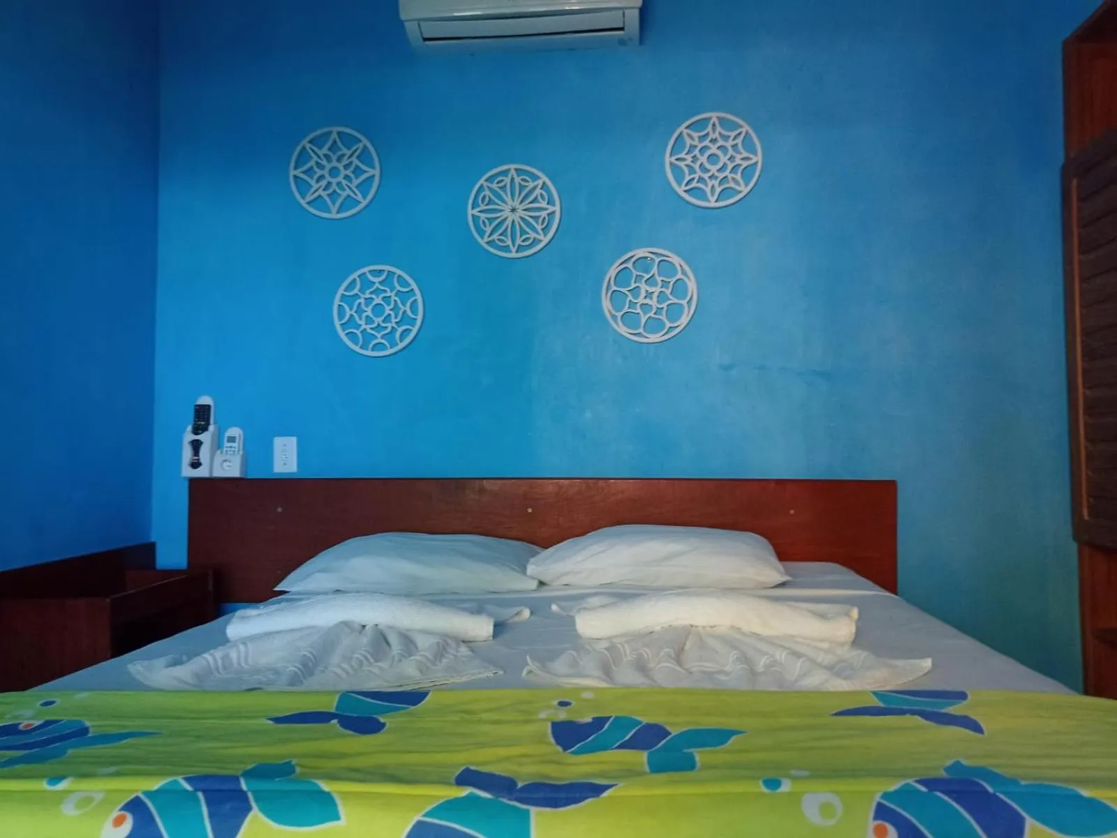 Bed in Pousada ZEN Cumuruxatiba