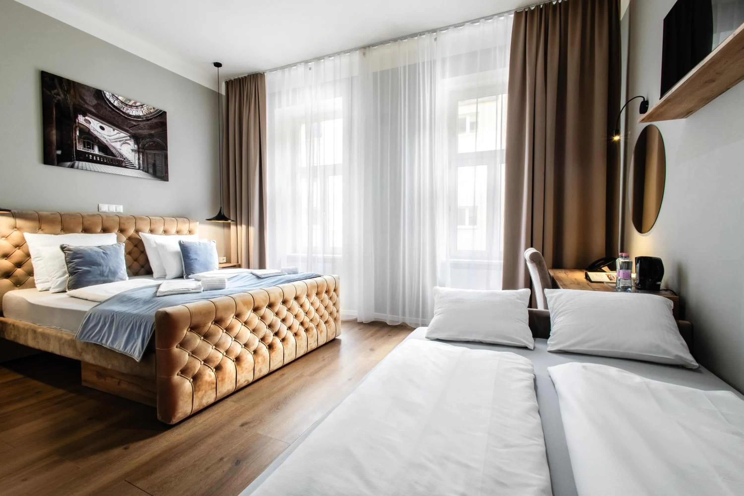TV and multimedia, Bed in Hotel Resonanz Vienna