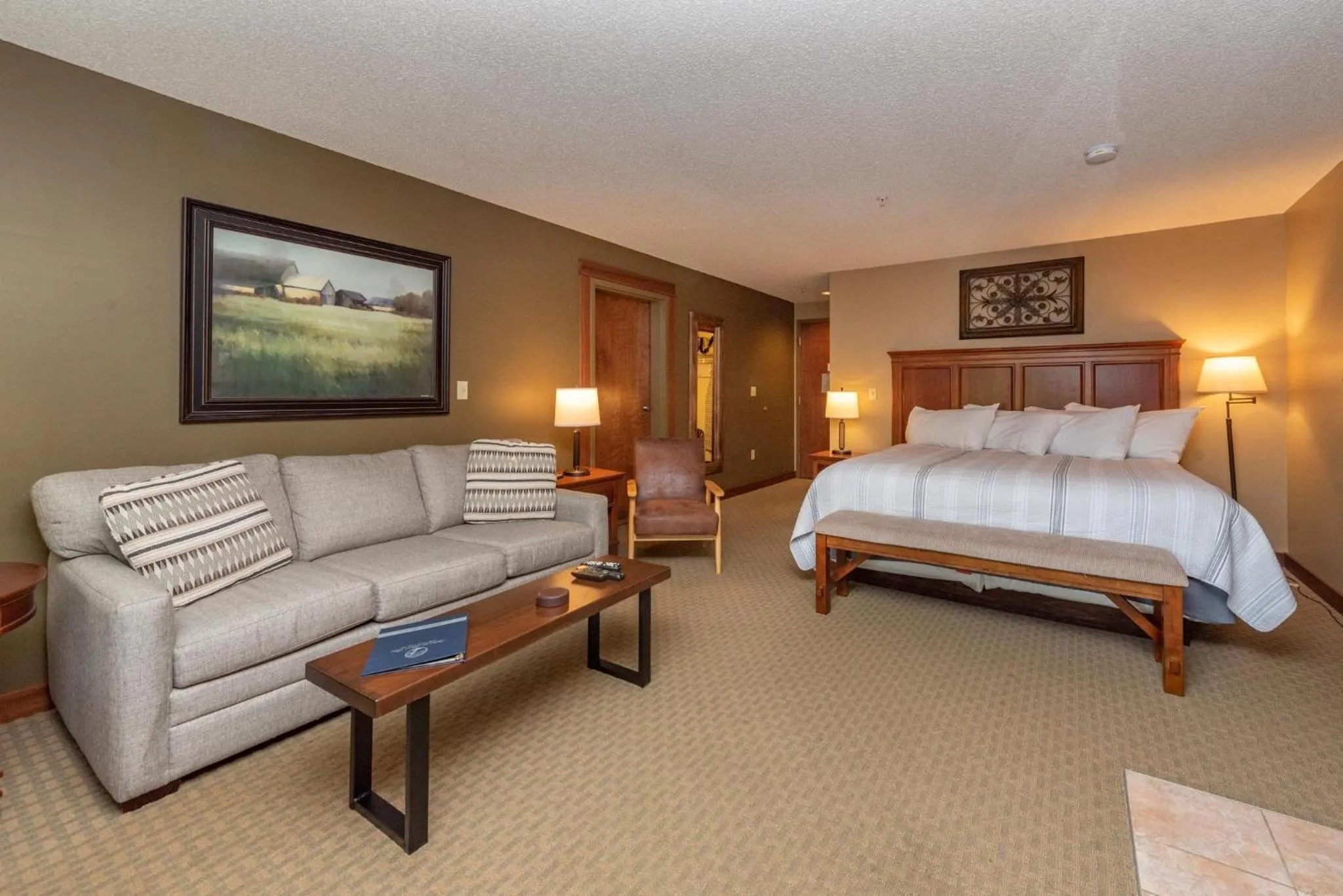 Bed in A119 Studio Lake View