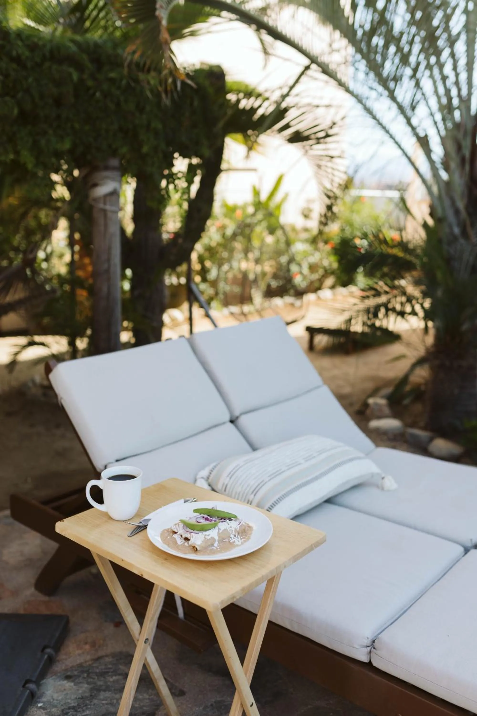 Seating area in Olas de Cerritos