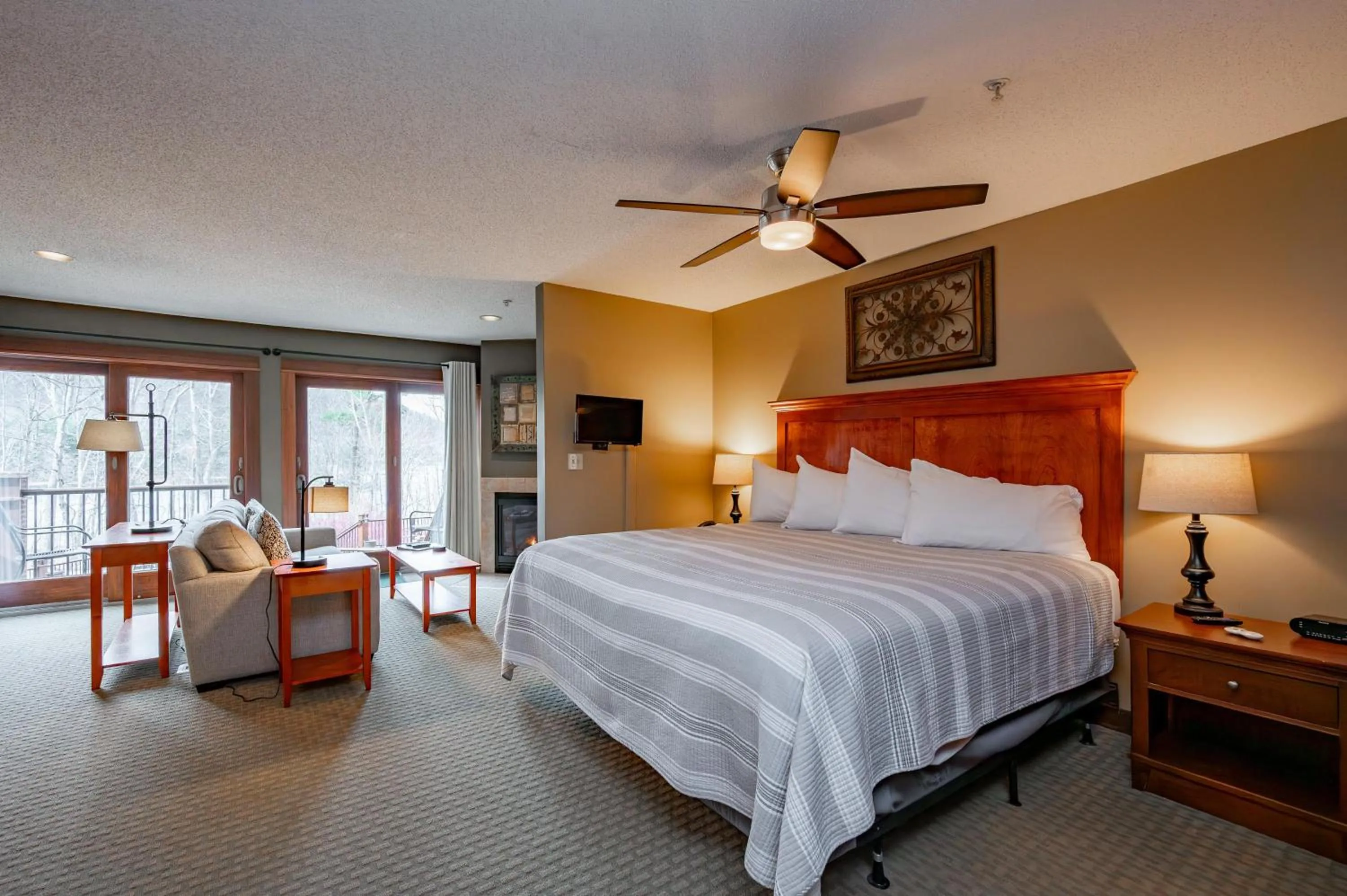 Bed in A125 Studio Lake View