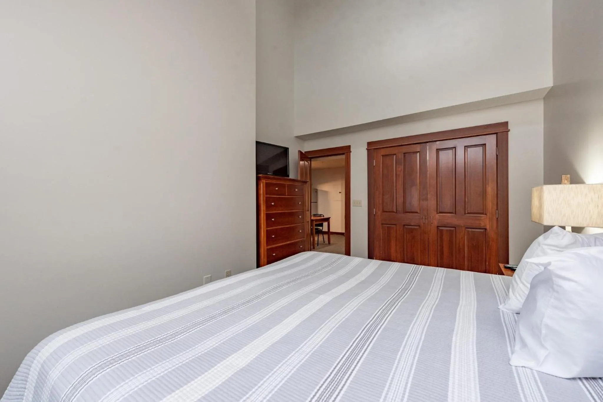 Bed in A312 One Bedroom & Loft Standard View