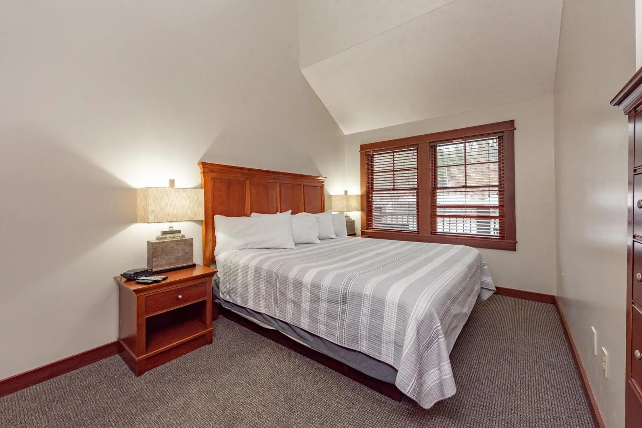 Bed in A312 One Bedroom & Loft Standard View