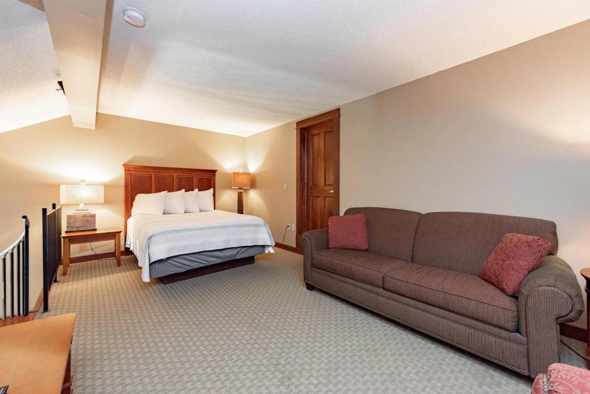 Bed in A318 One Bedroom & Loft Standard View