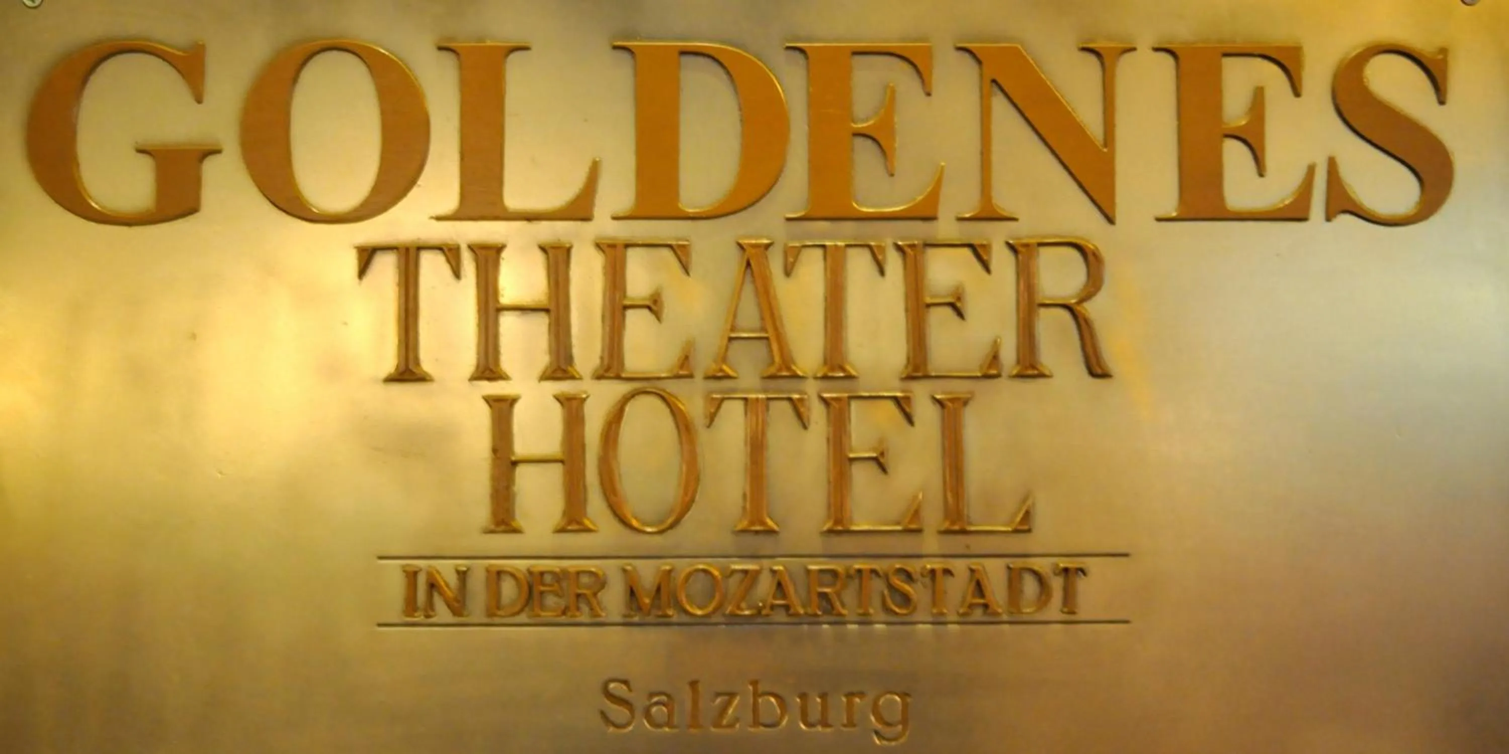 Property logo or sign in Theater Hotel Salzburg