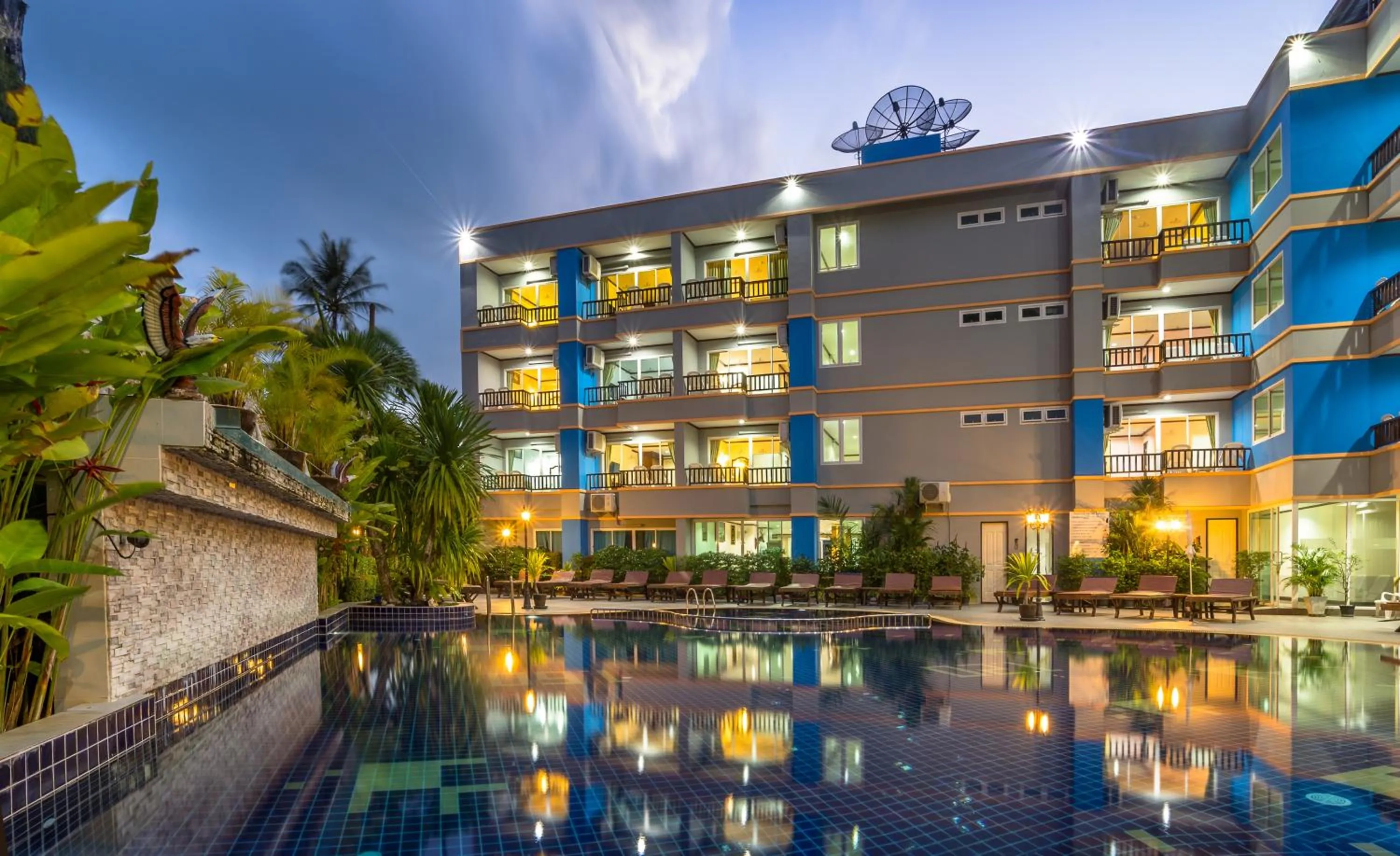 Property building in Aonang Silver Orchid Resort