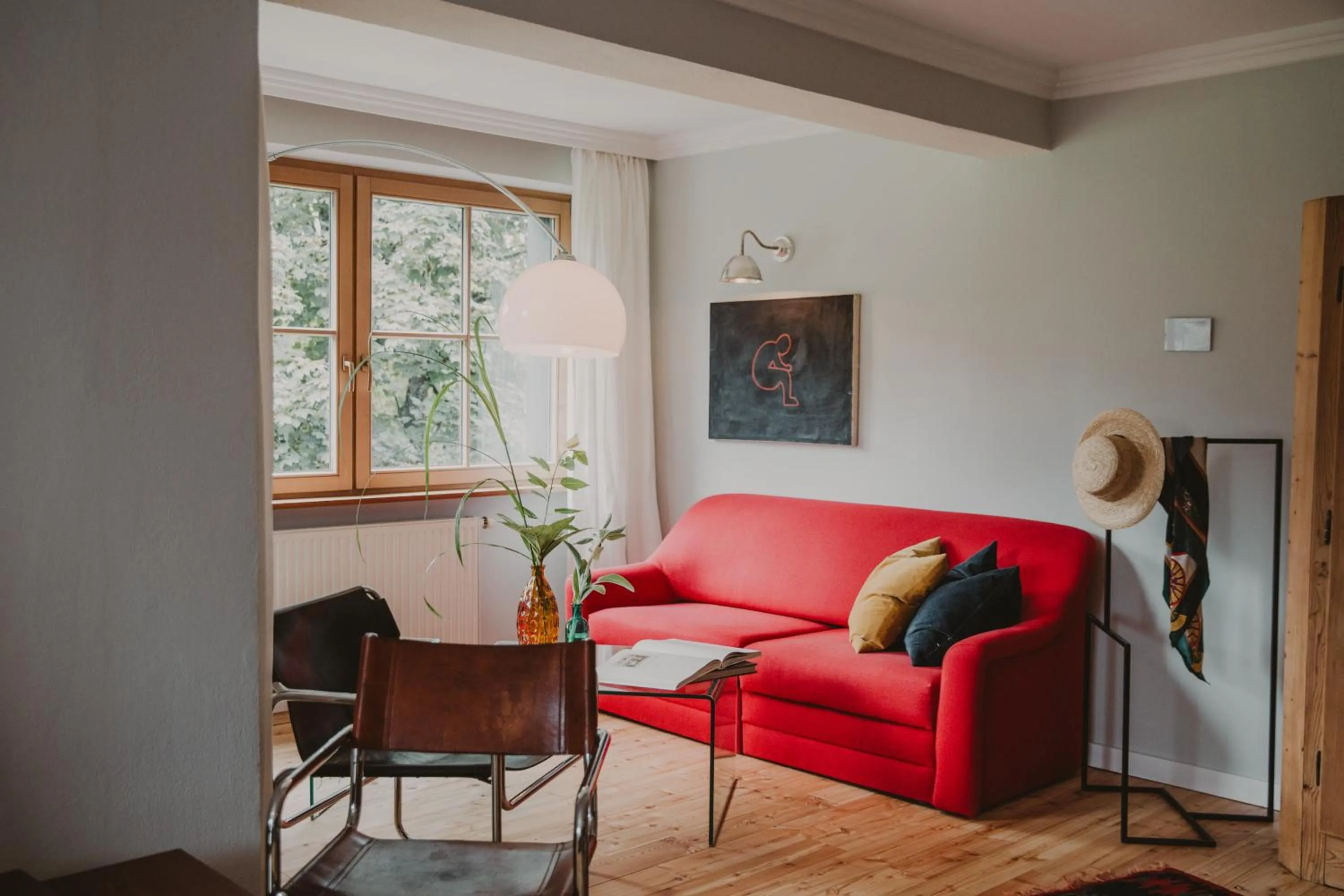 Seating area in SEEBICHL haus am see Designhotel Kitzbühel