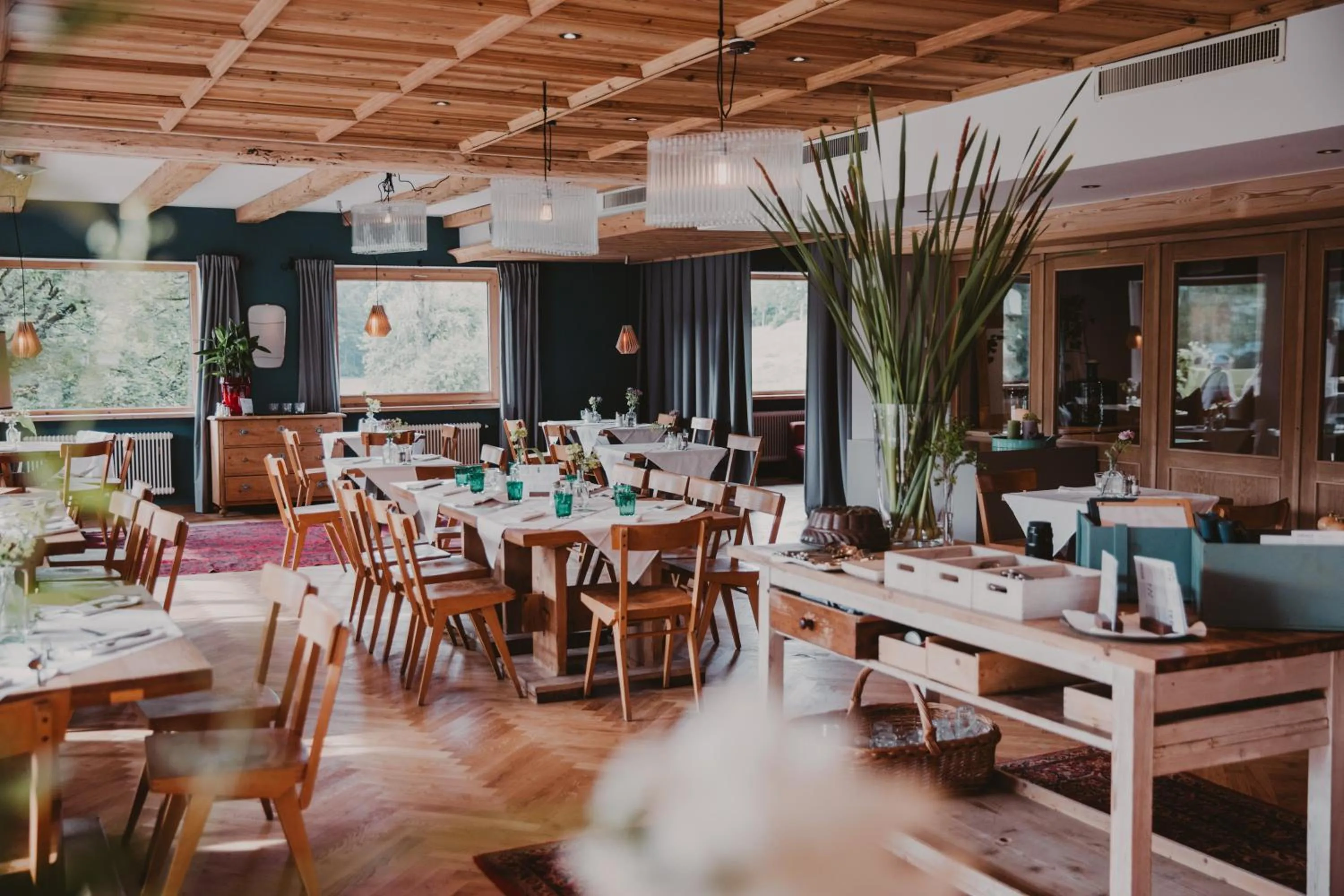 Restaurant/places to eat in SEEBICHL haus am see Designhotel Kitzbühel